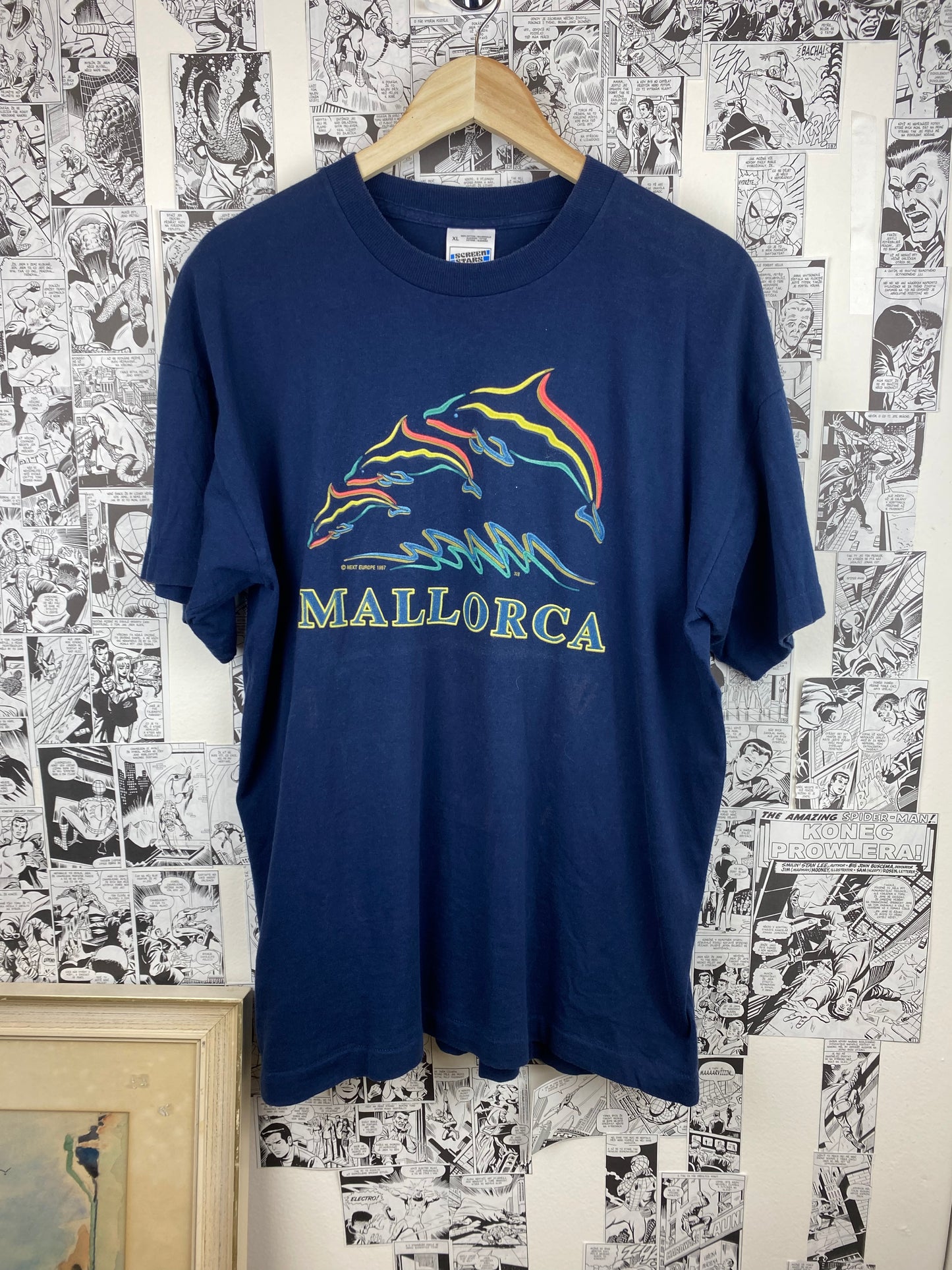 Vintage Mallorca 90s t-shirt - size XL