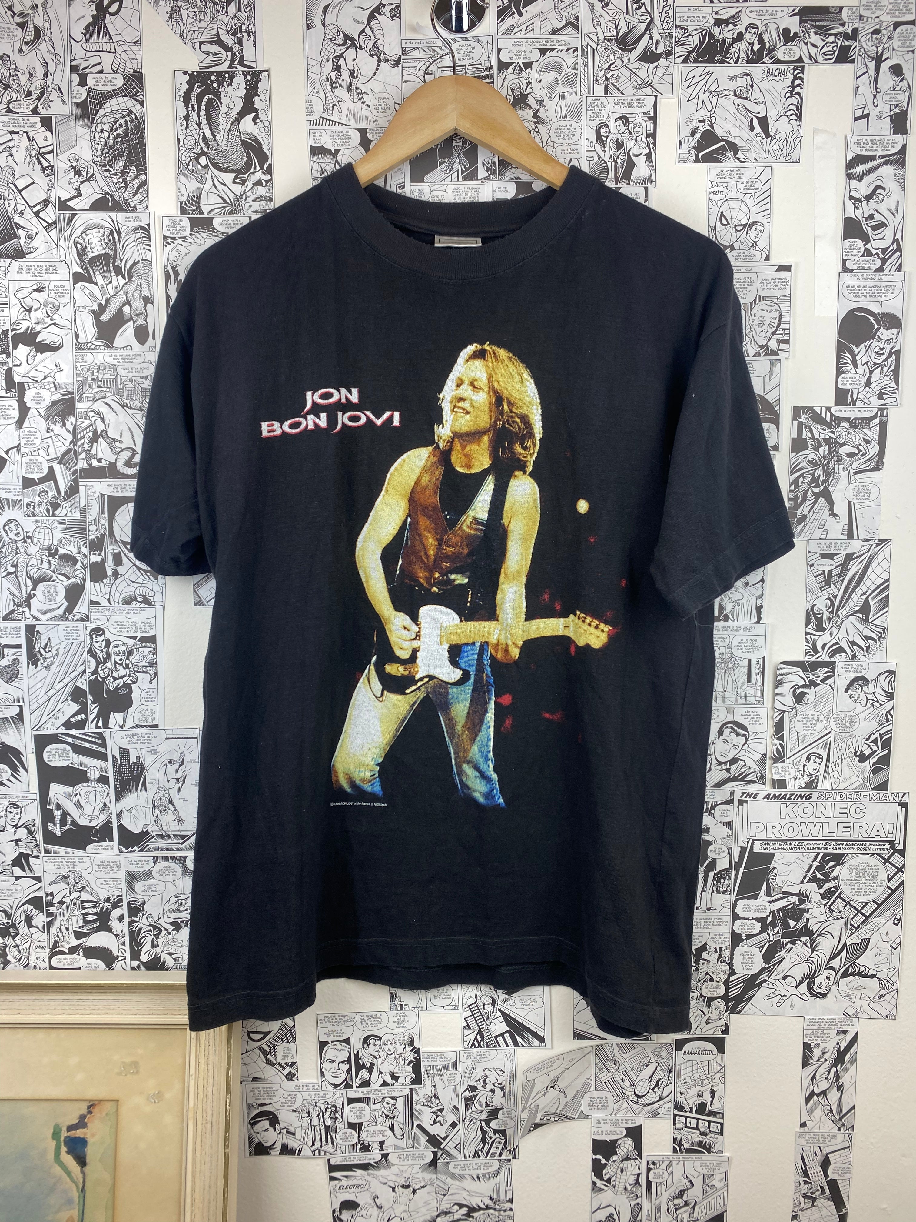Vintage Bon Jovi 90s tour t-shirt - size L