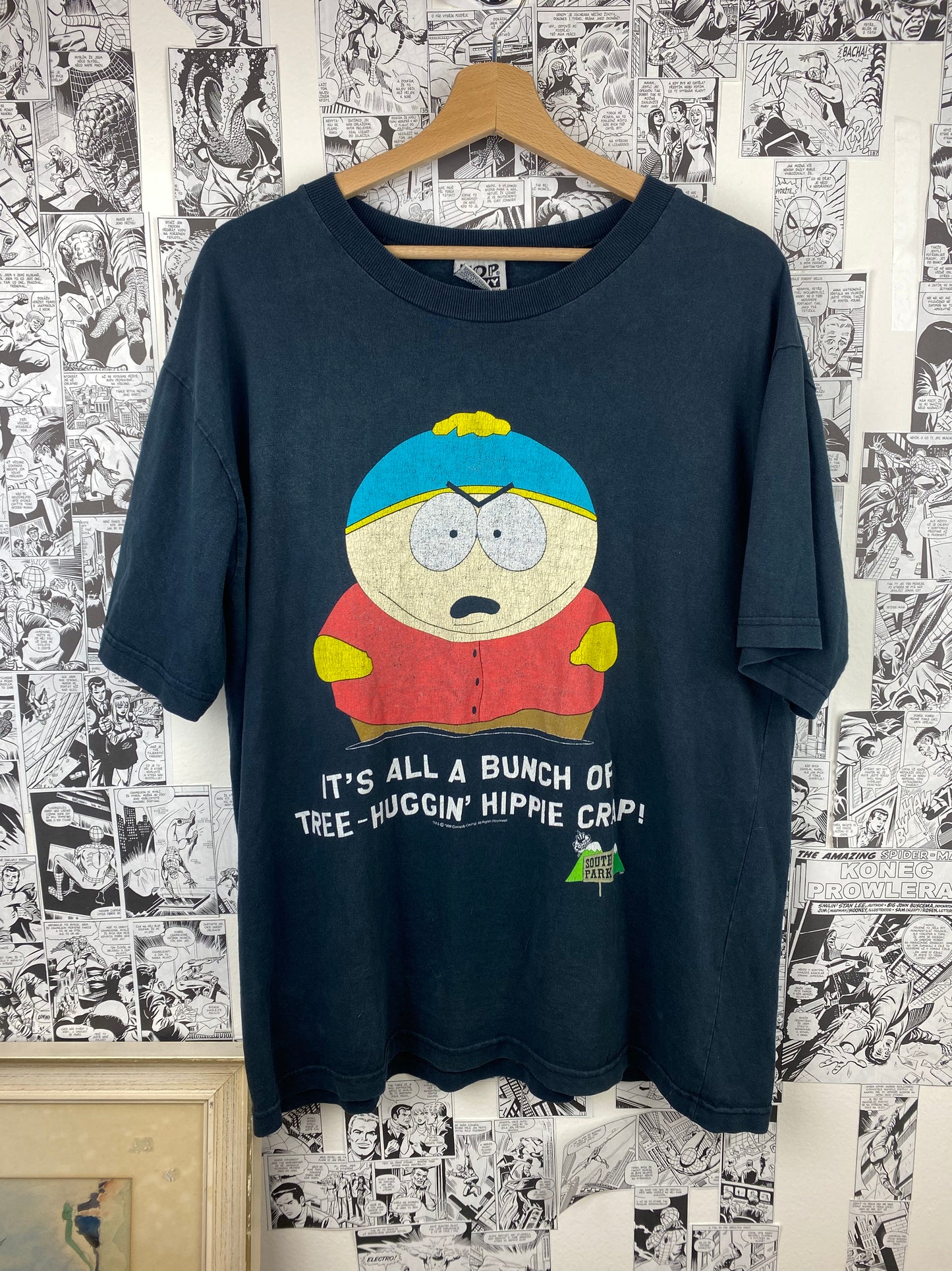 Vintage South Park “Hippie Crap” 1998 t-shirt - size L