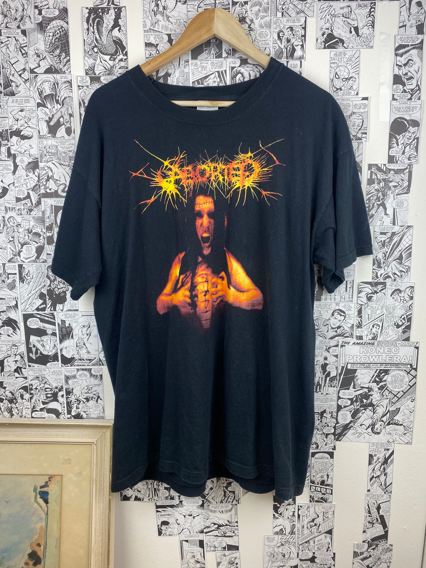 Vintage Aborted “Mankind Created to Kill” 2002 t-shirt - size XL