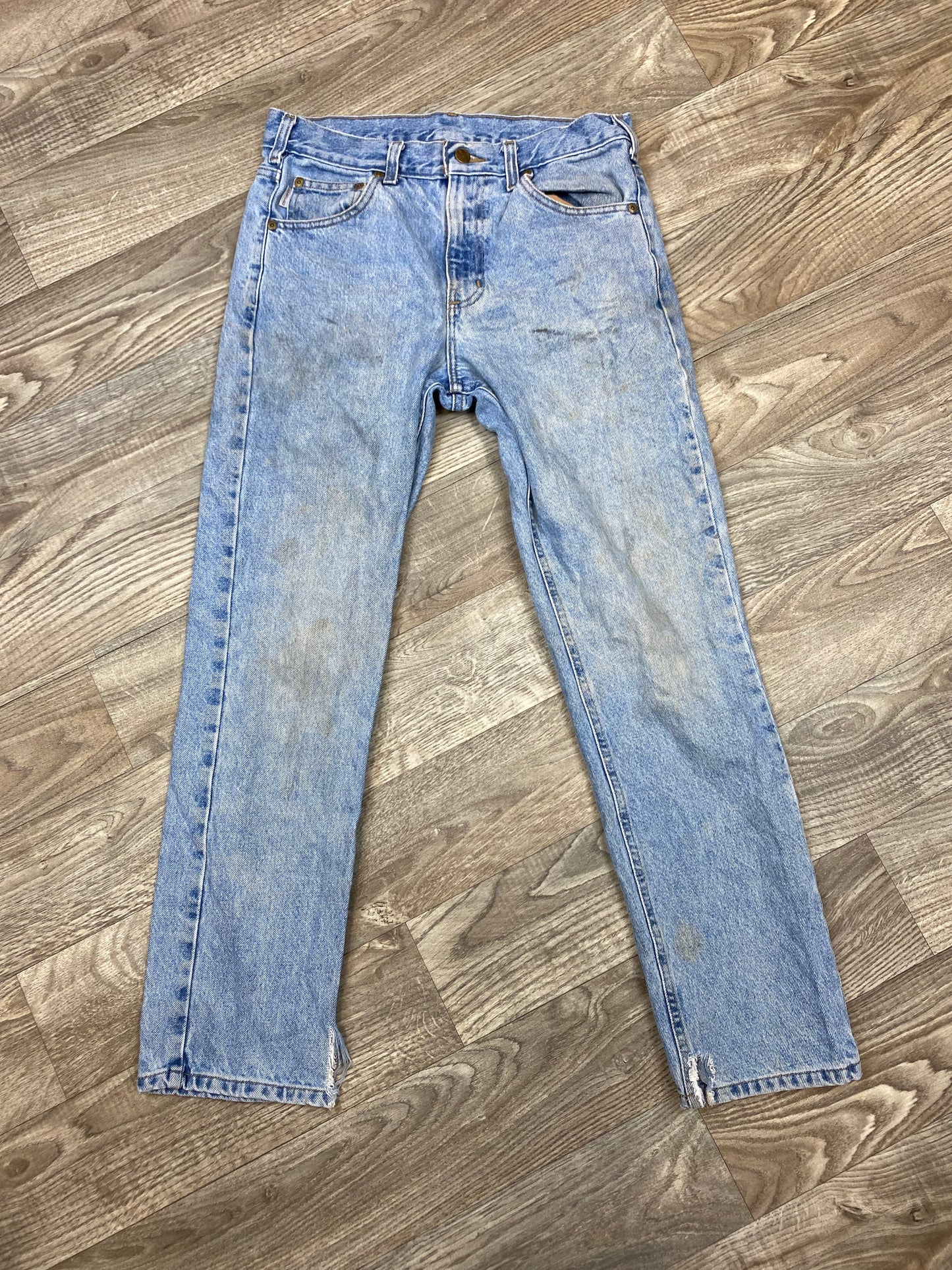 Vintage Carhartt Distressed Denim Pants 30x30