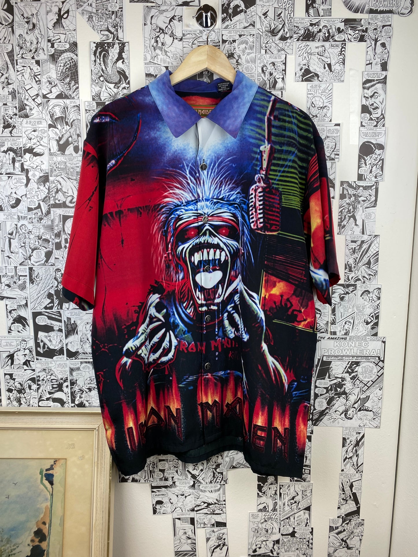 Dragonfly x Iron Maiden - Summer shirt - size L