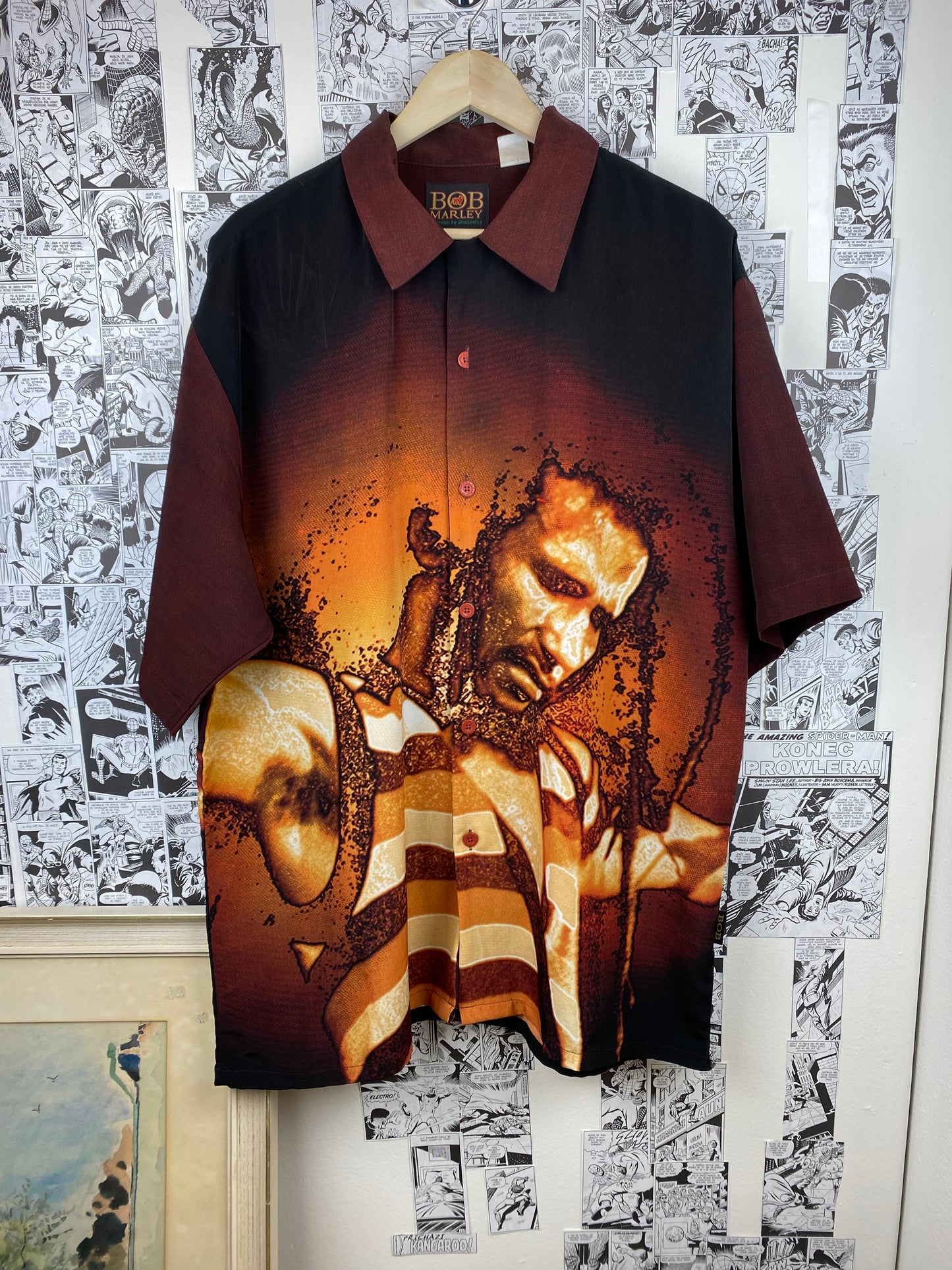 Dragonfly x Bob Marley - Summer Shirt - size XL