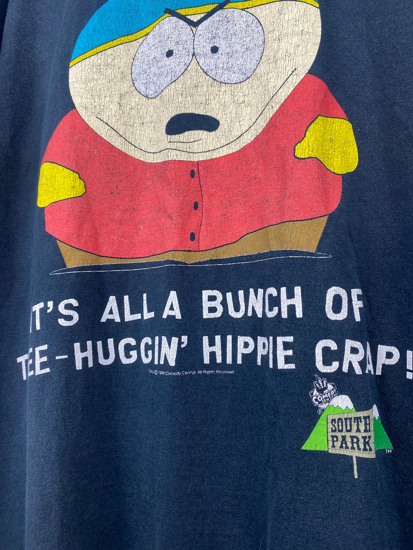 Vintage South Park “Hippie Crap” 1998 t-shirt - size L