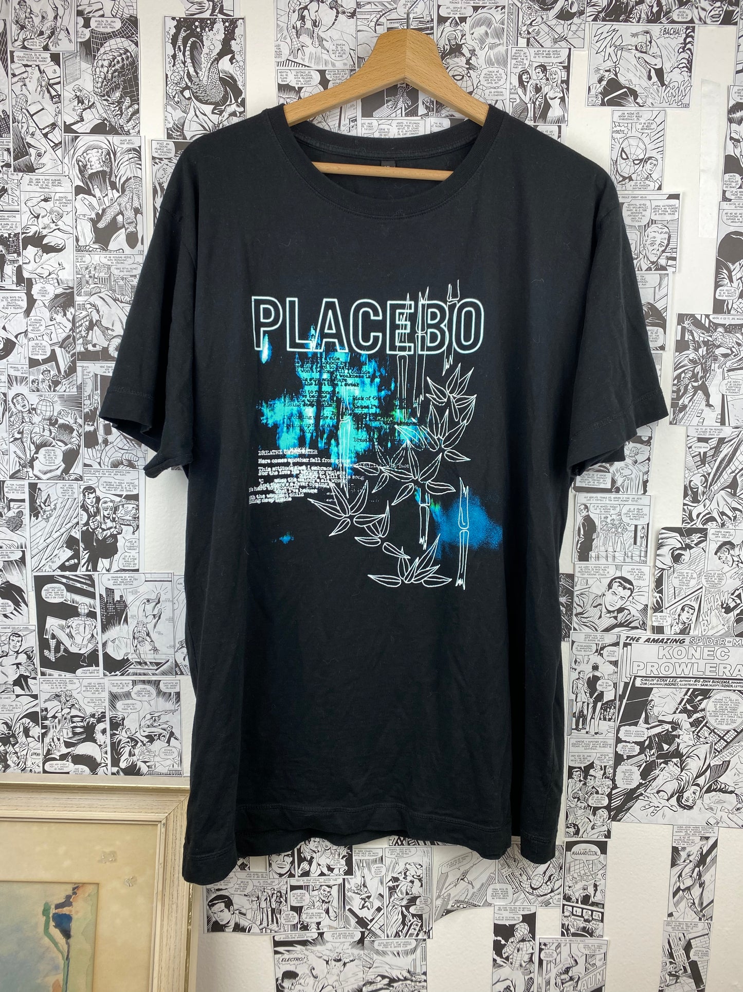 Vintage Placebo 2010 tour t-shirt