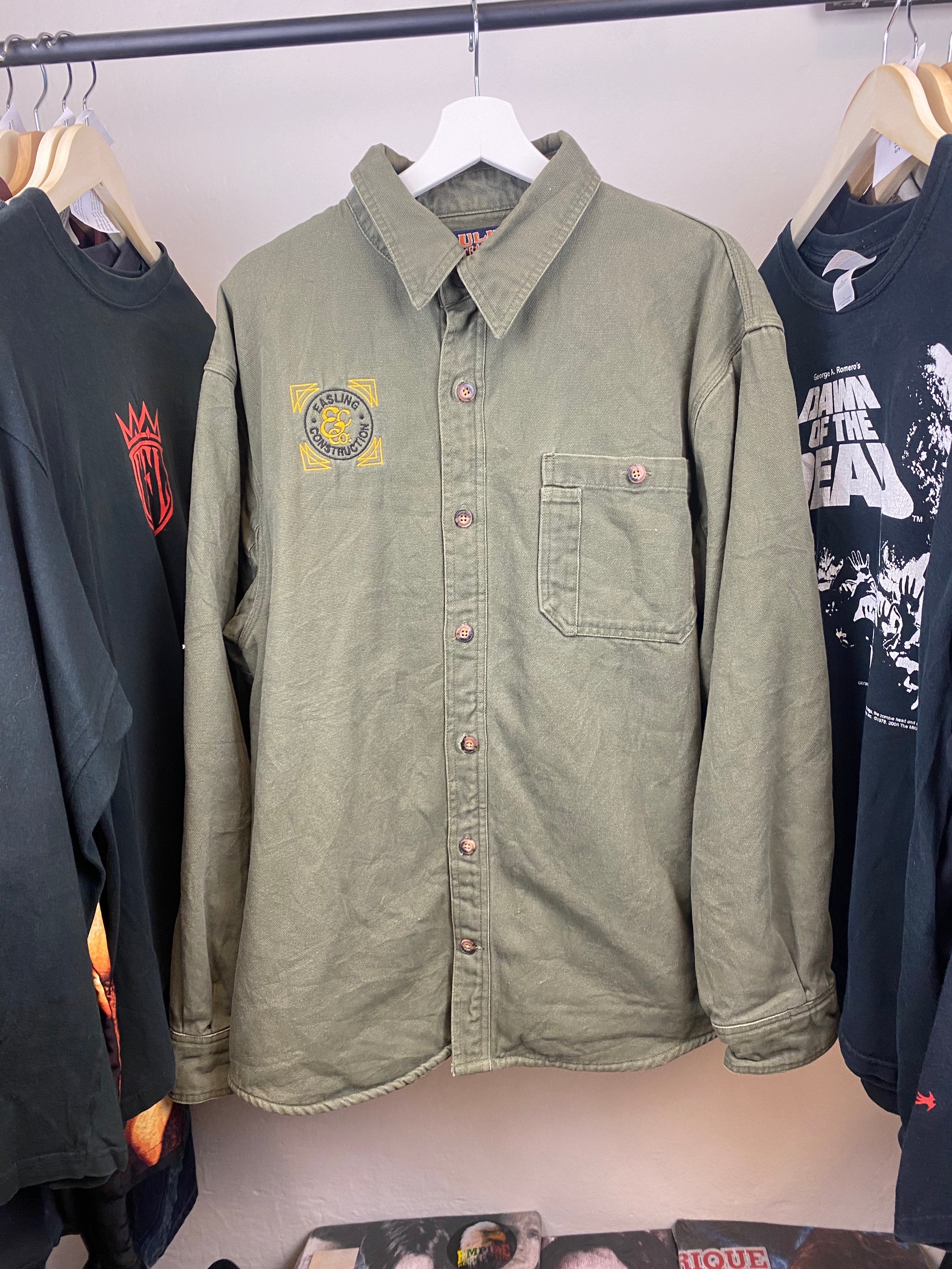 Vintage Army Heavy Overshirt - size L