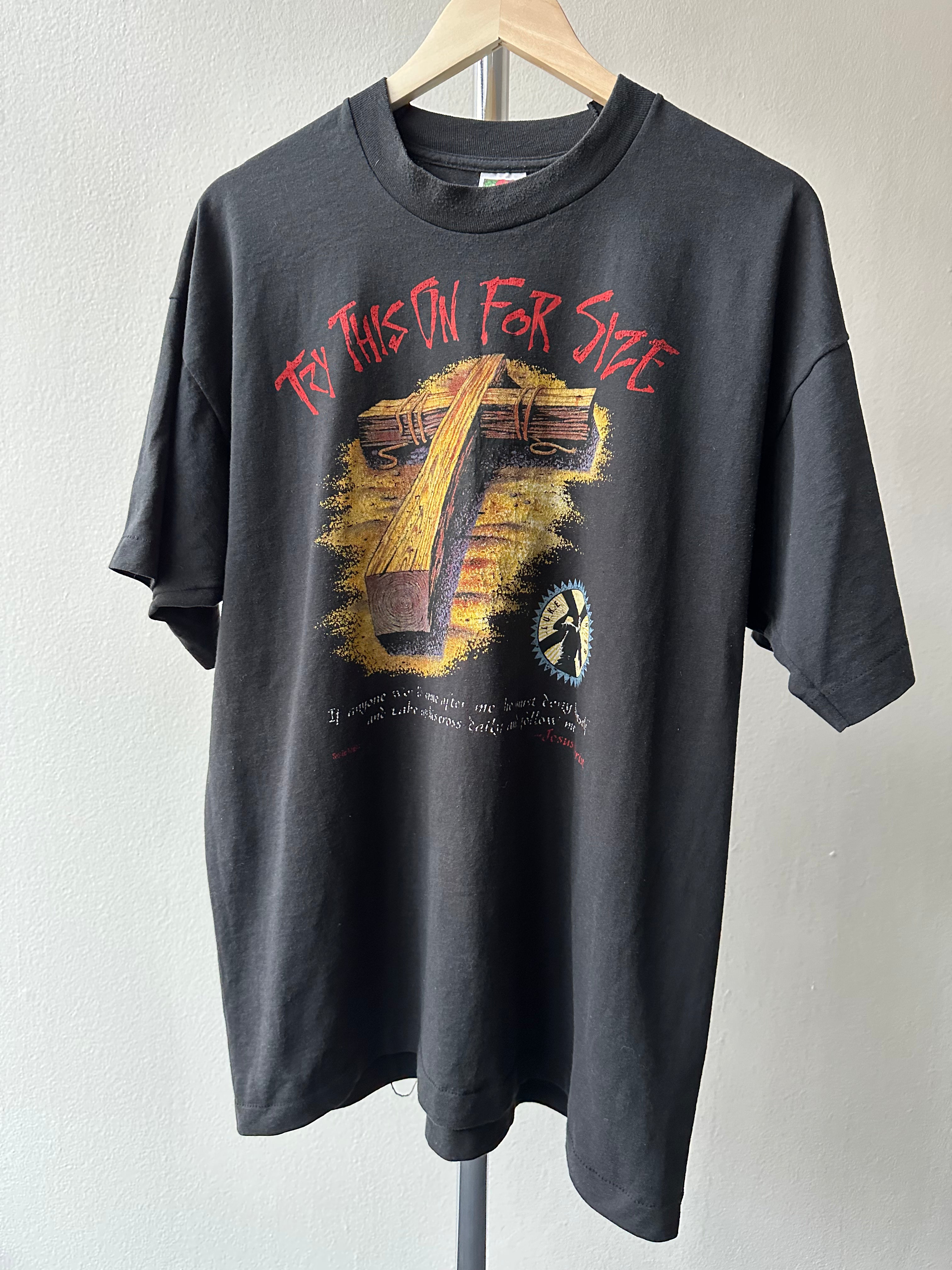 Vintage 1990s Jesus T-shirt - size XL