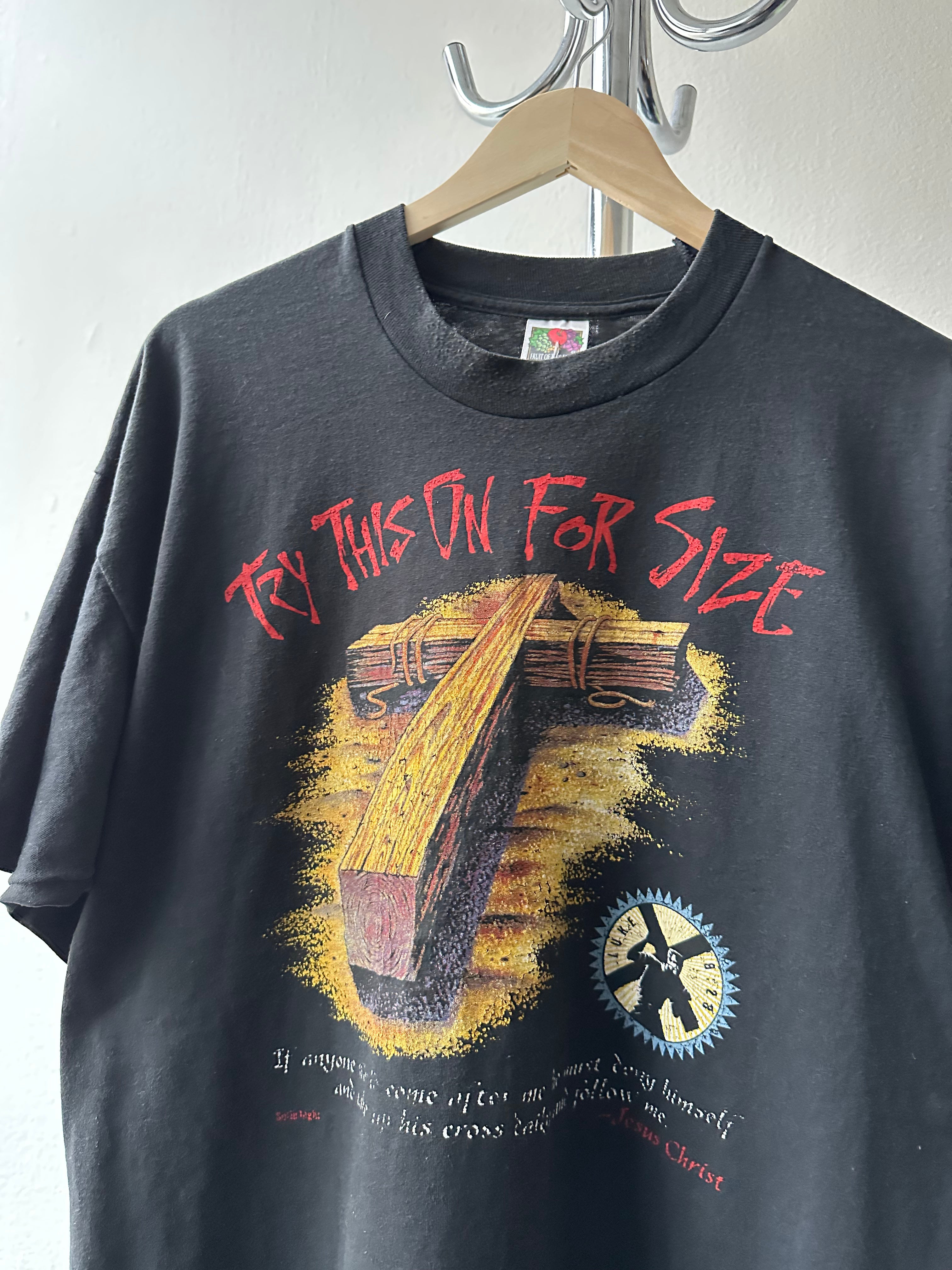 Vintage 1990s Jesus T-shirt - size XL