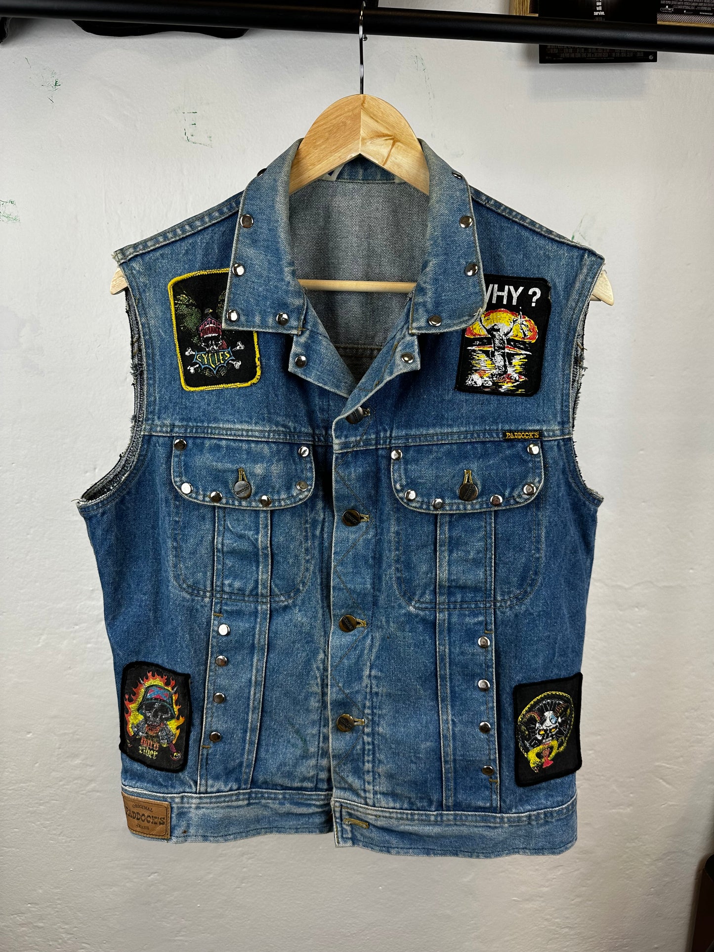 Vintage Denim “Stop the Nukes” jacket