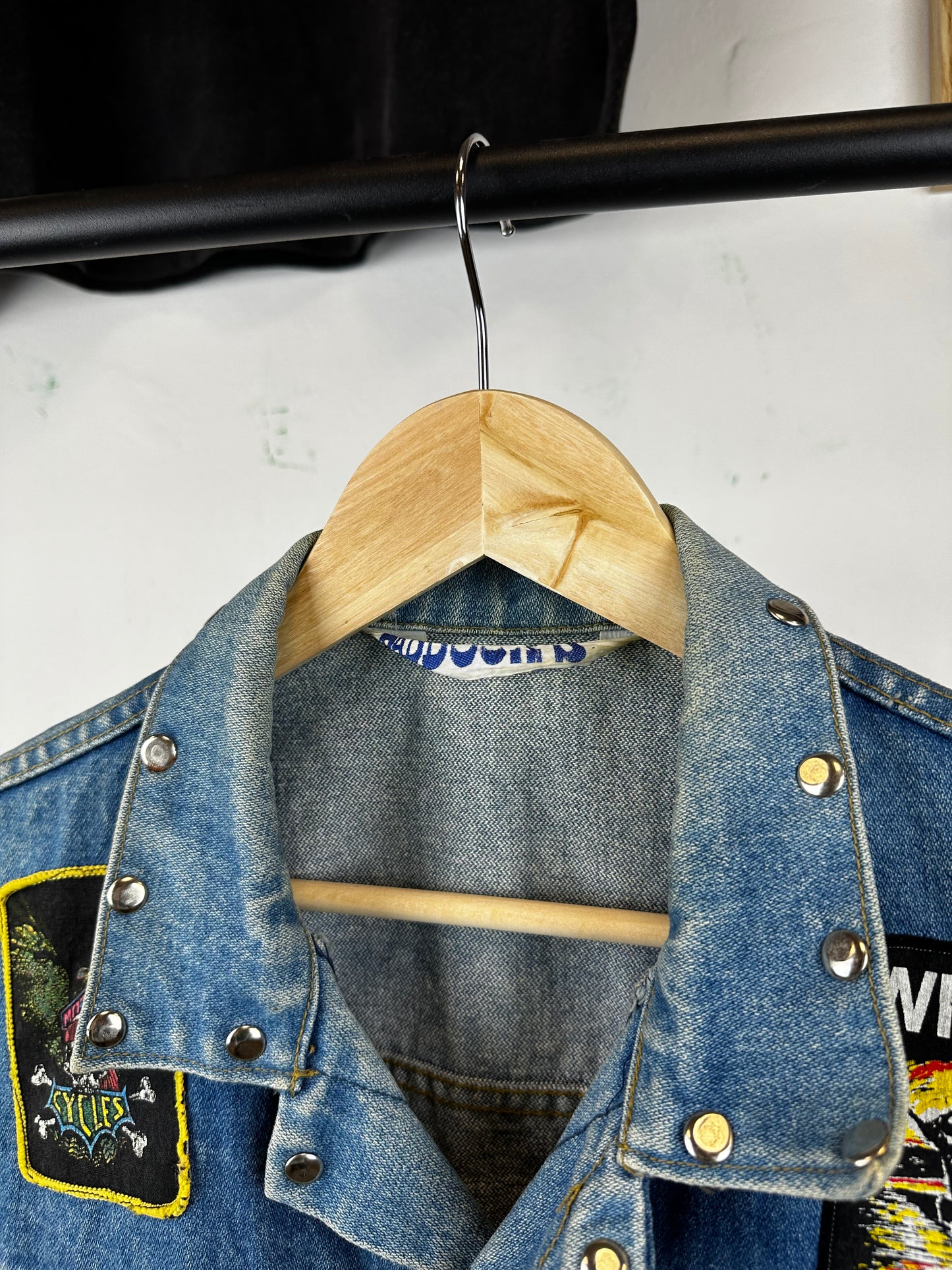 Vintage Denim “Stop the Nukes” jacket