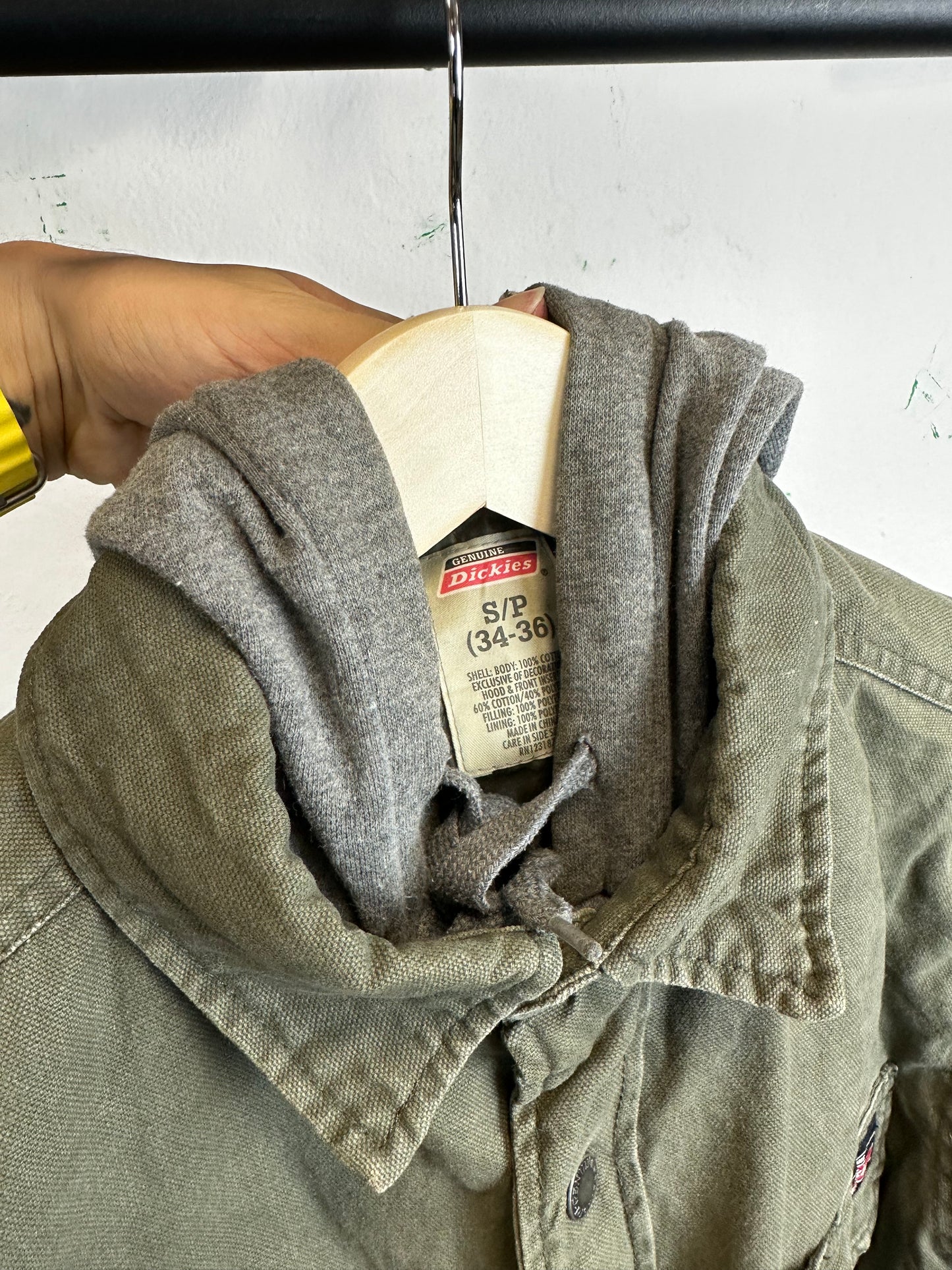 Vintage Hooded Dickies jacket - size S