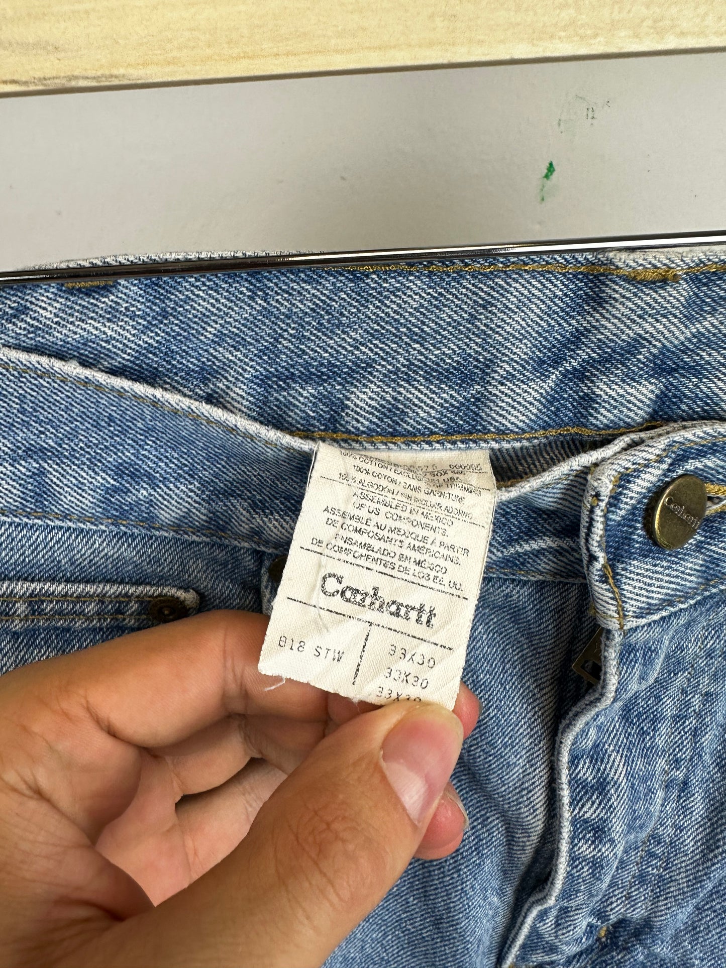 Vintage Carhartt Denim Pants 33x30