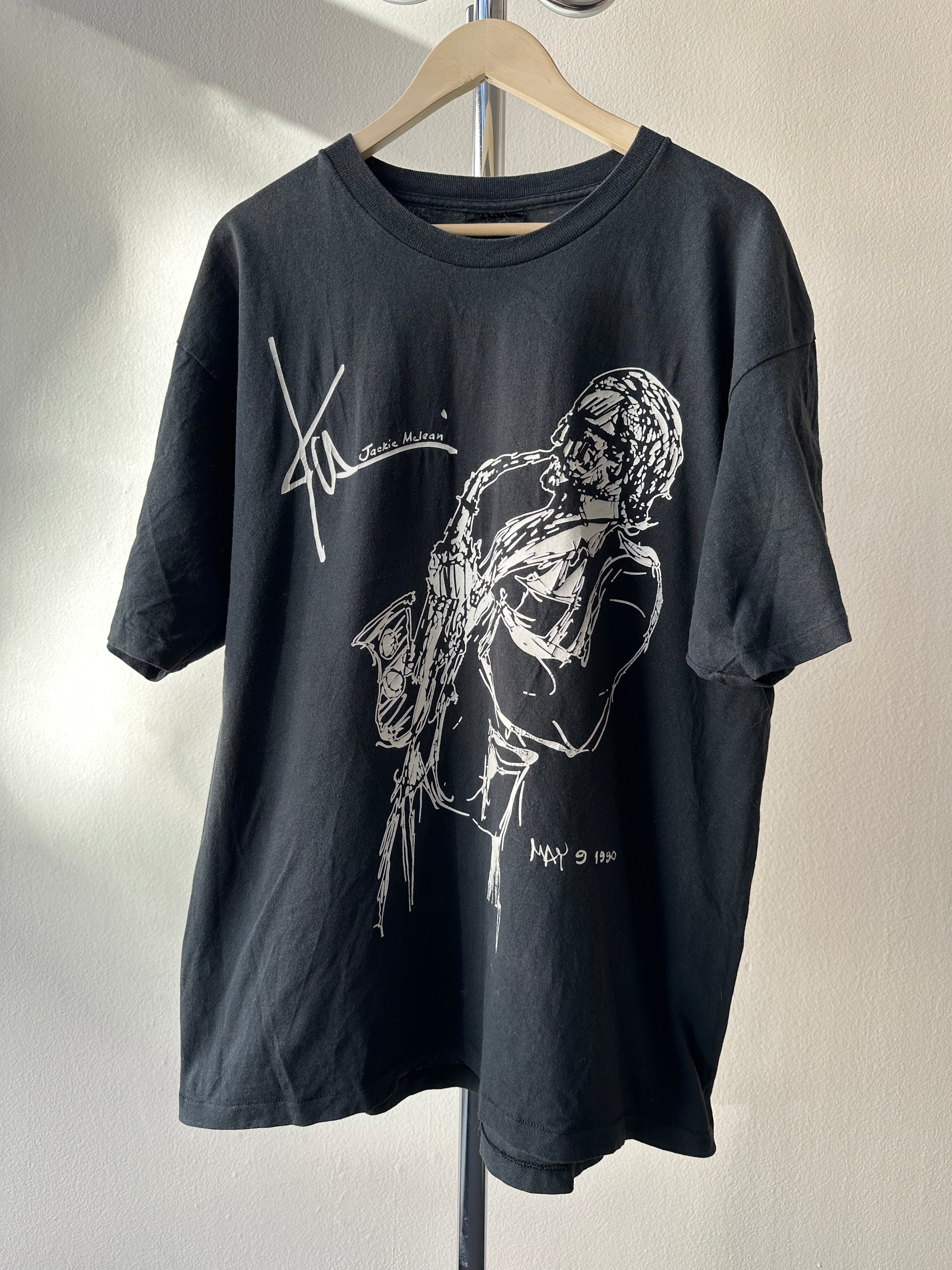 Vintage Jackie Mclean 1990 Jazz T-shirt - size XL