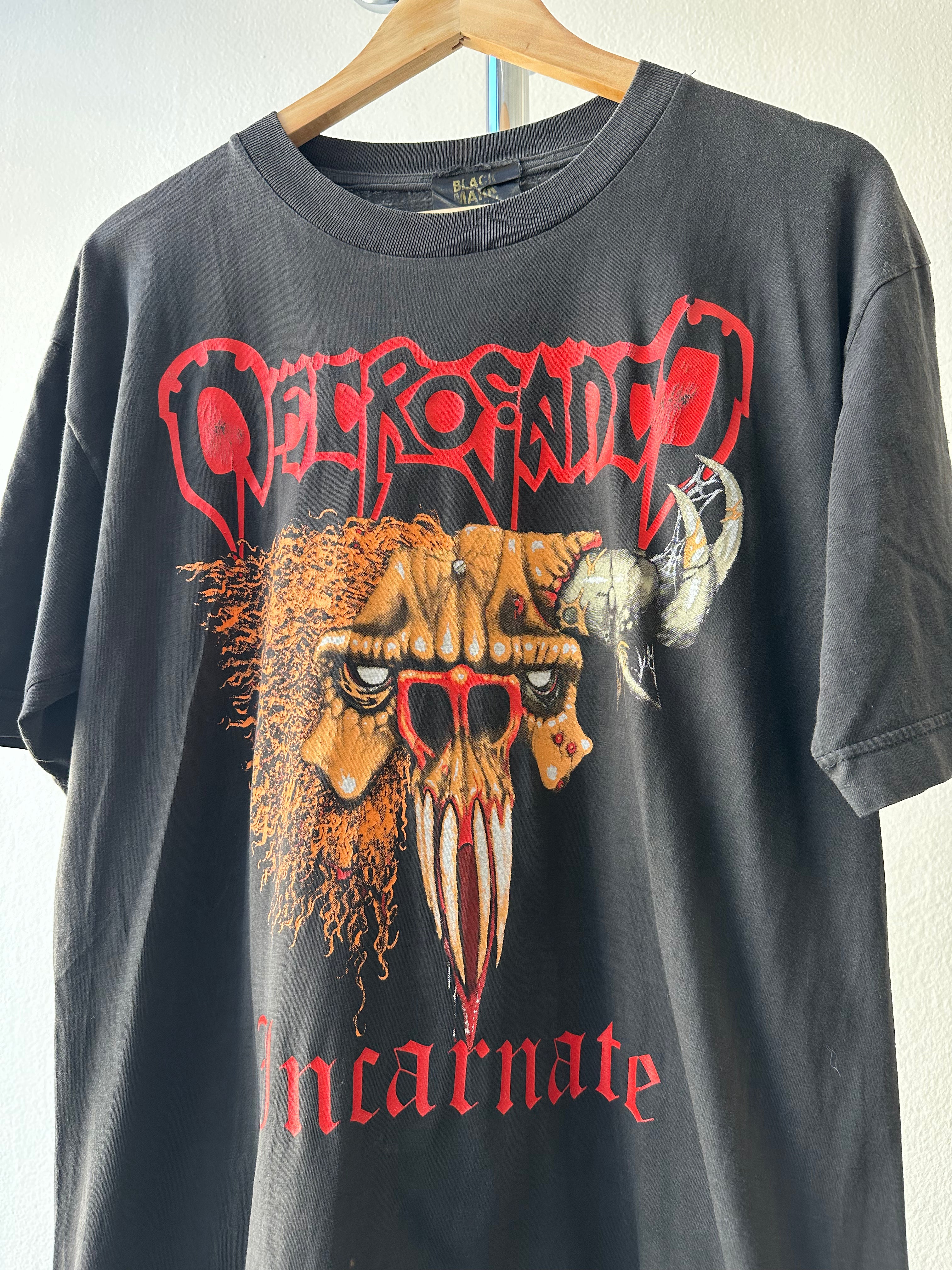 Vintage Necrosanct “Incarnate” 1992 T-shirt - size XL