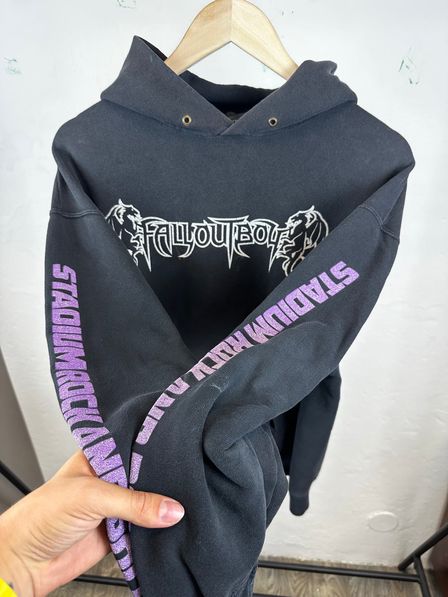 Vintage Fall Out Boy “Stadium Rock and Roll” hoodie - size L