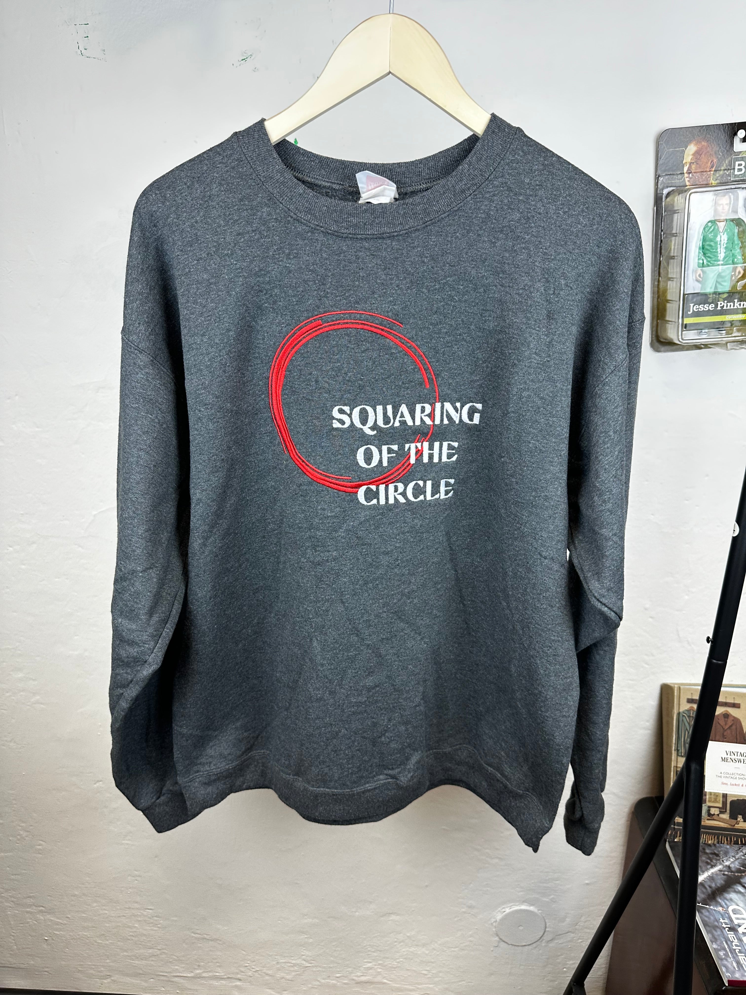 No Introductions - "Squaring of the Circle" crewneck - size XL