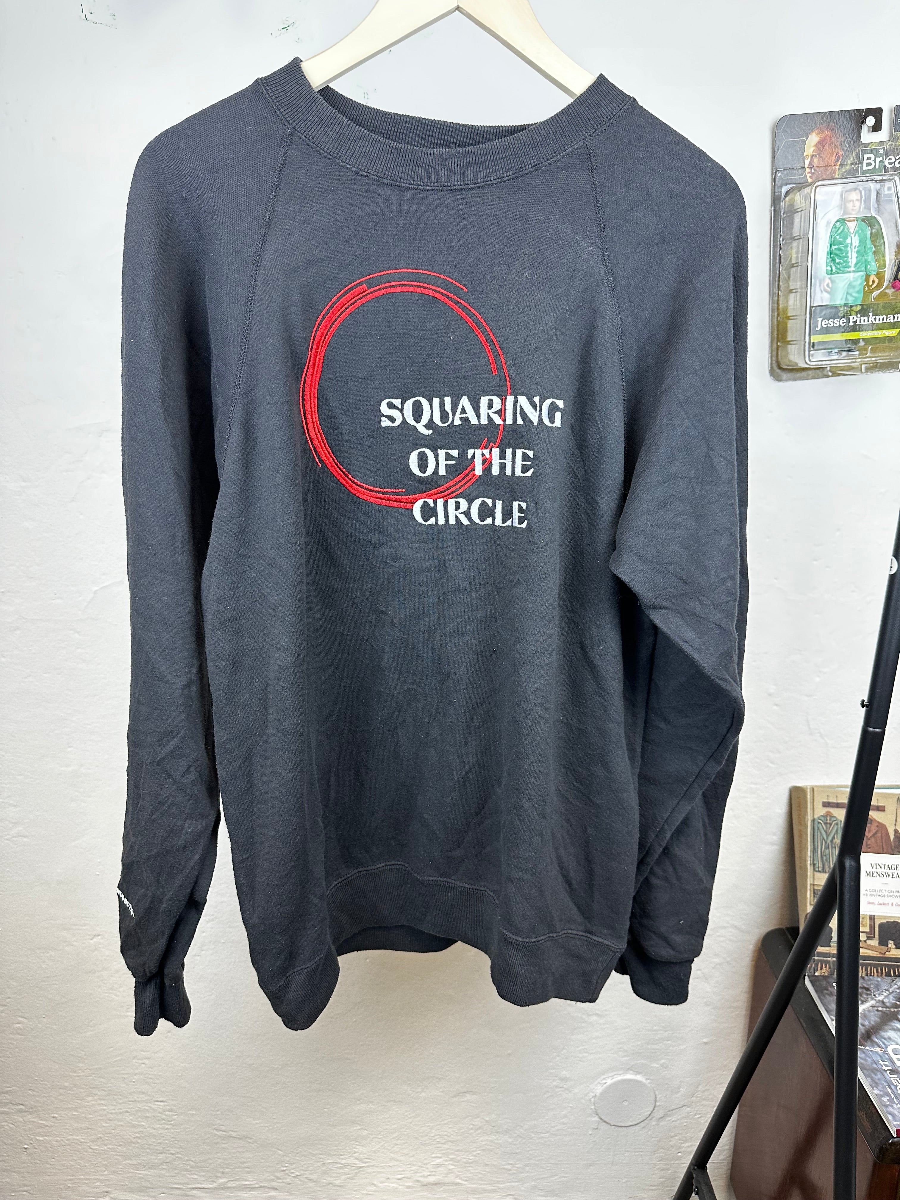 No Introductions - "Squaring of the Circle" crewneck - size L