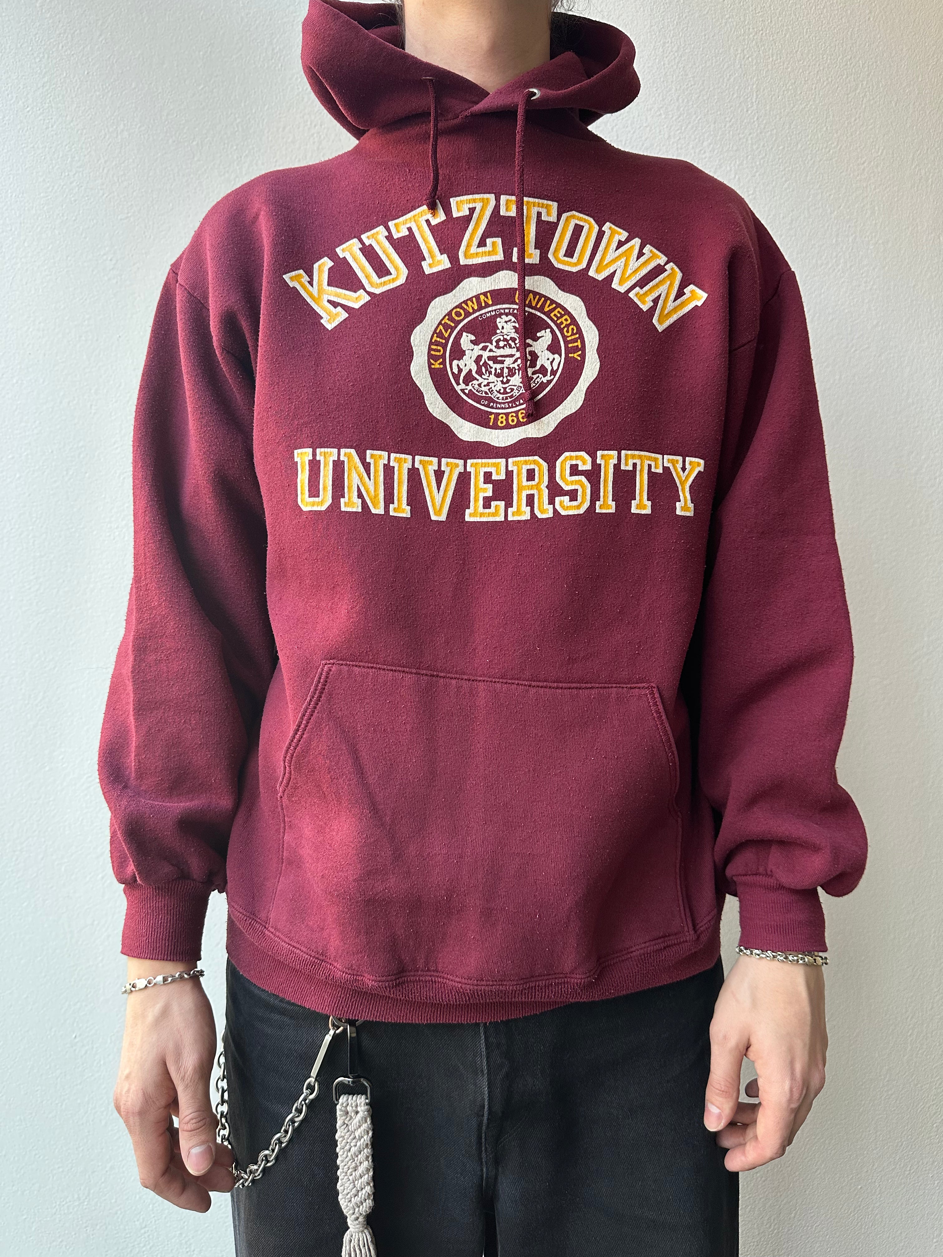 Vintage 1980s “Kutztown University” Hoodie - size XL