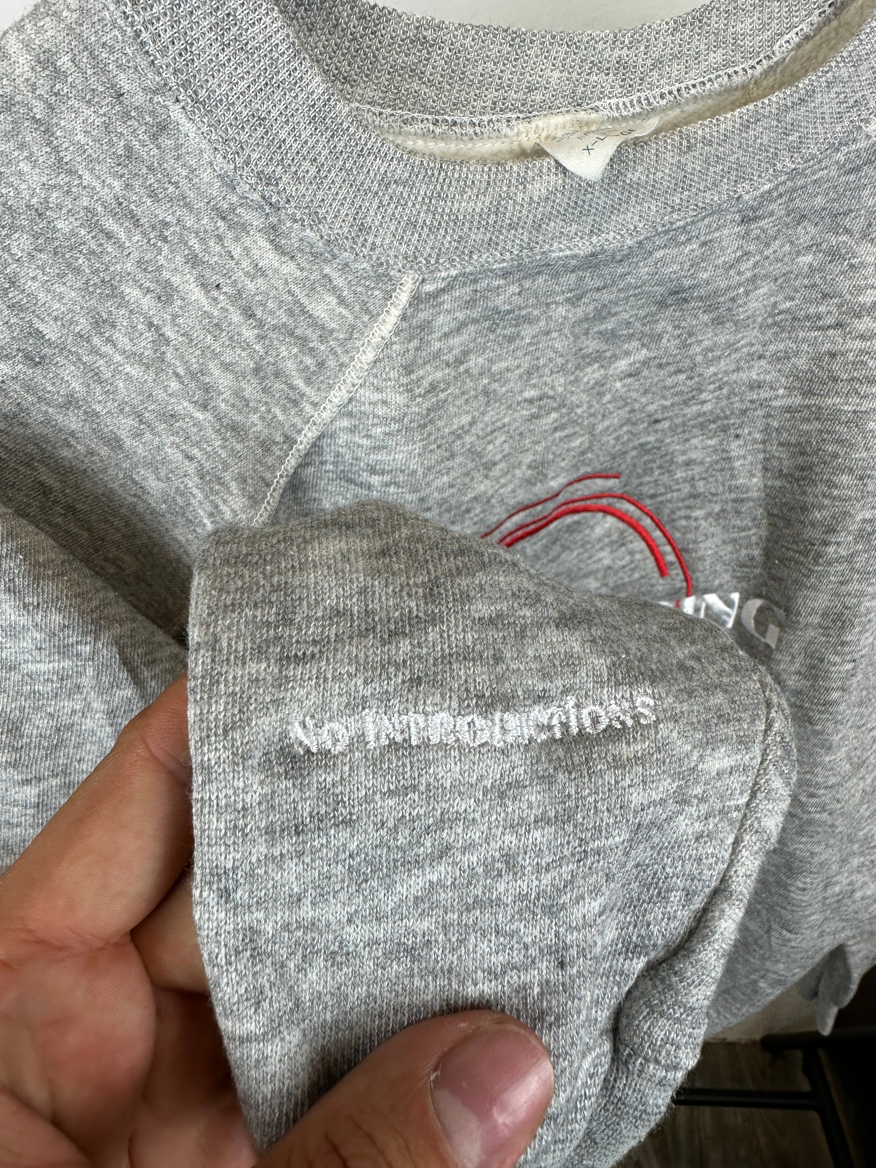 No Introductions - "Squaring of the Circle" crewneck - size M/L