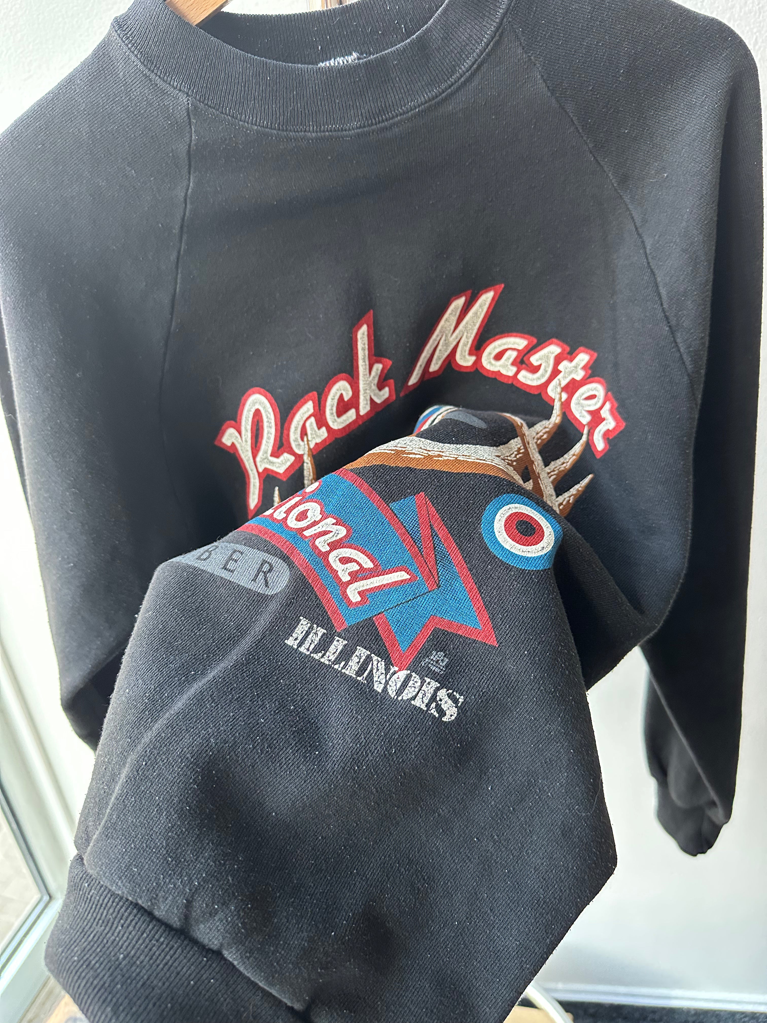 Vintage 1990s “Rack Master” Hunting Crewneck - size L