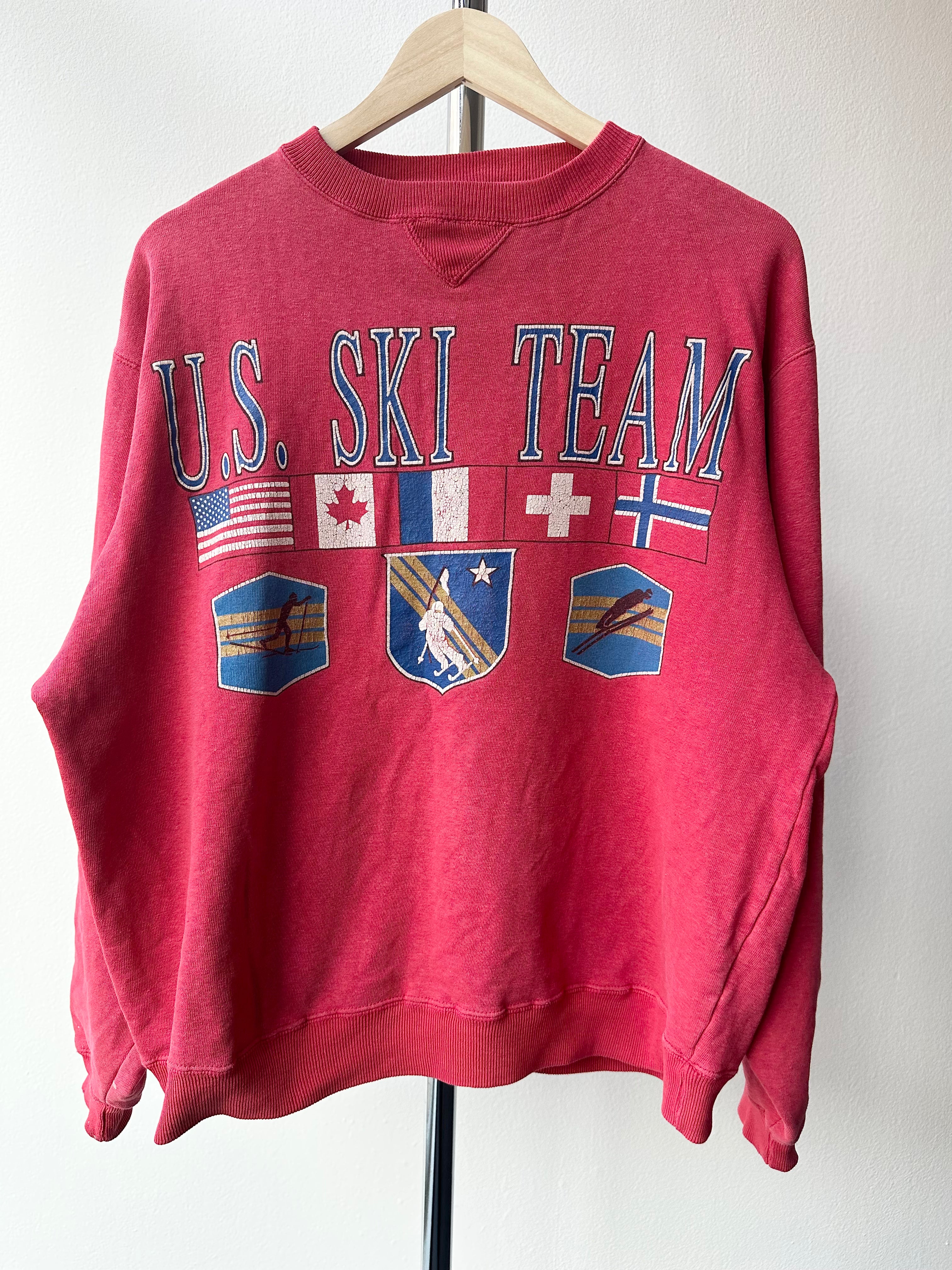 Vintage 1990s “U.S. Ski Team” Crewneck - size XL