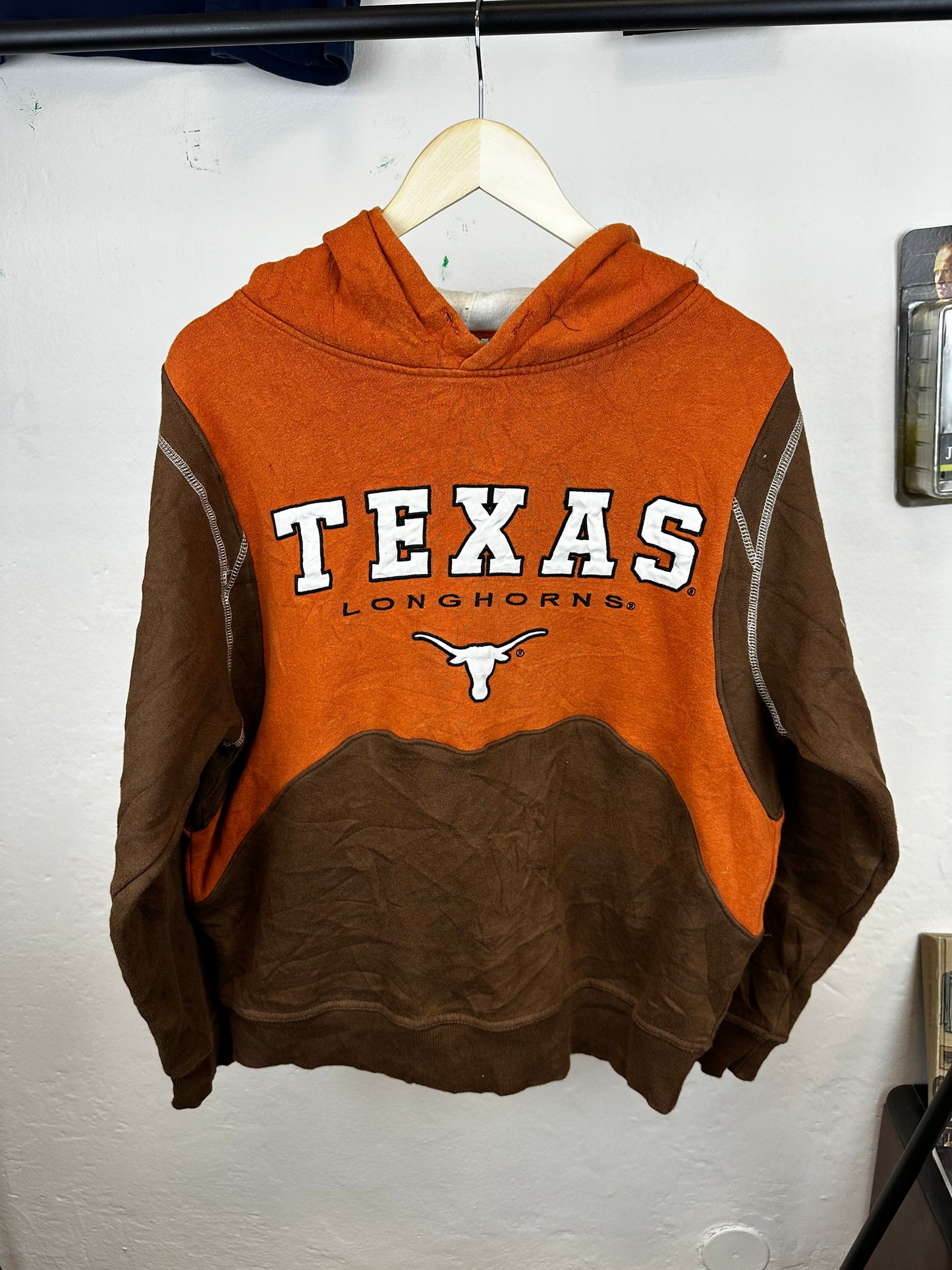 Vintage Reworked Texas Longhorns Hoodie - size L