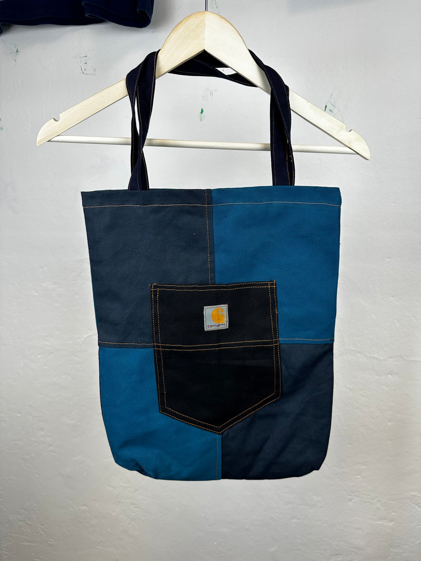Vintage Carhartt Reworked Tote Bag Blue/Navy