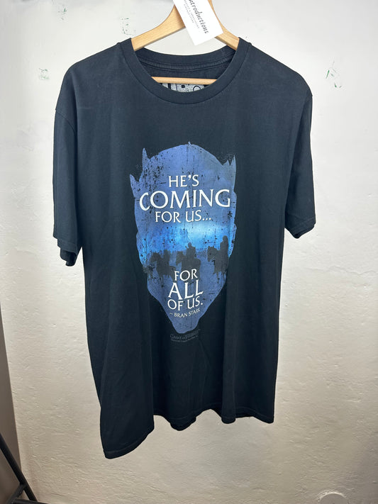Vintage Game of Thrones “Winter is coming” t-shirt - size L