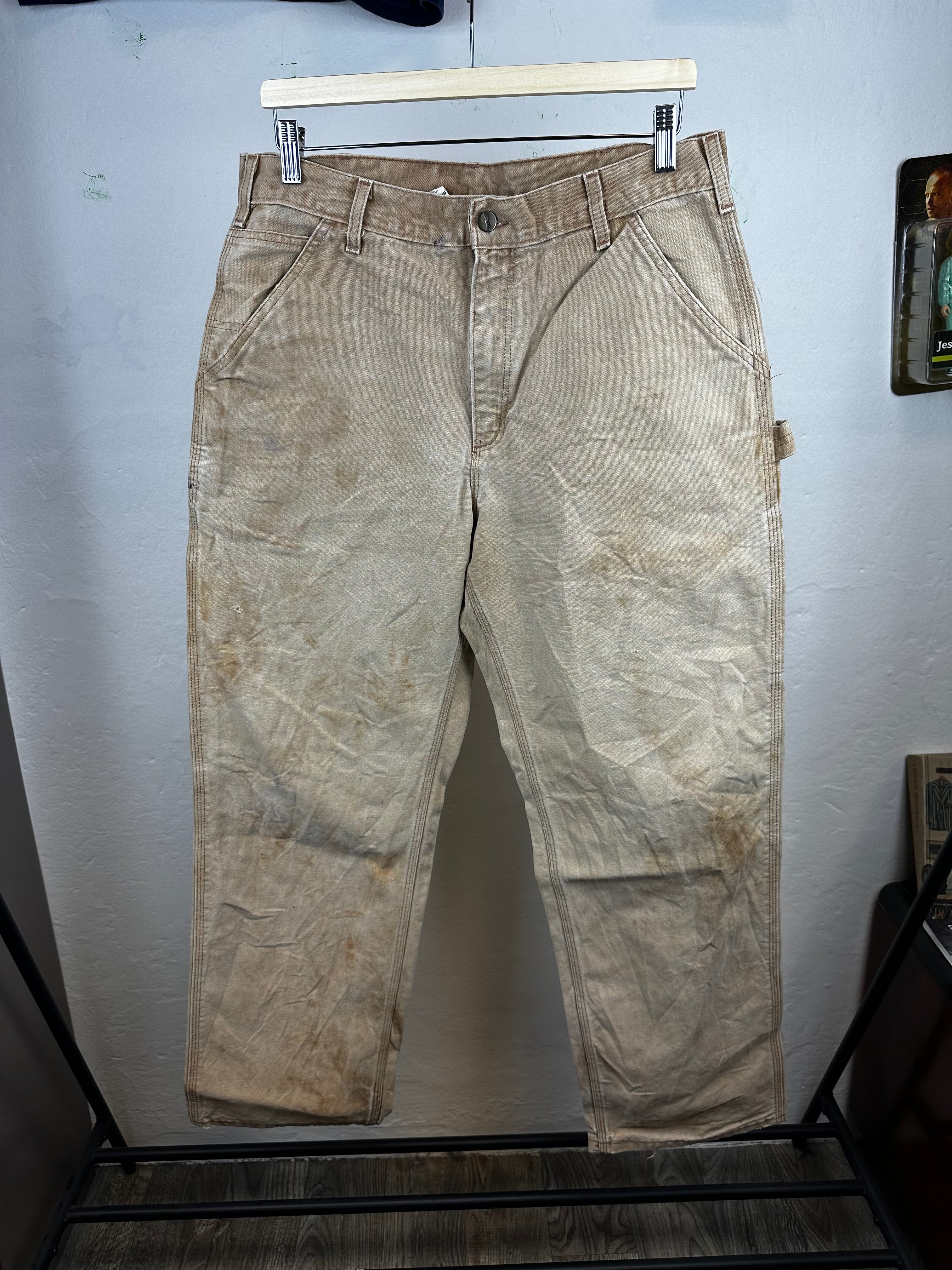 Vintage Carhartt Carpenter 34x32 Distressed Pants