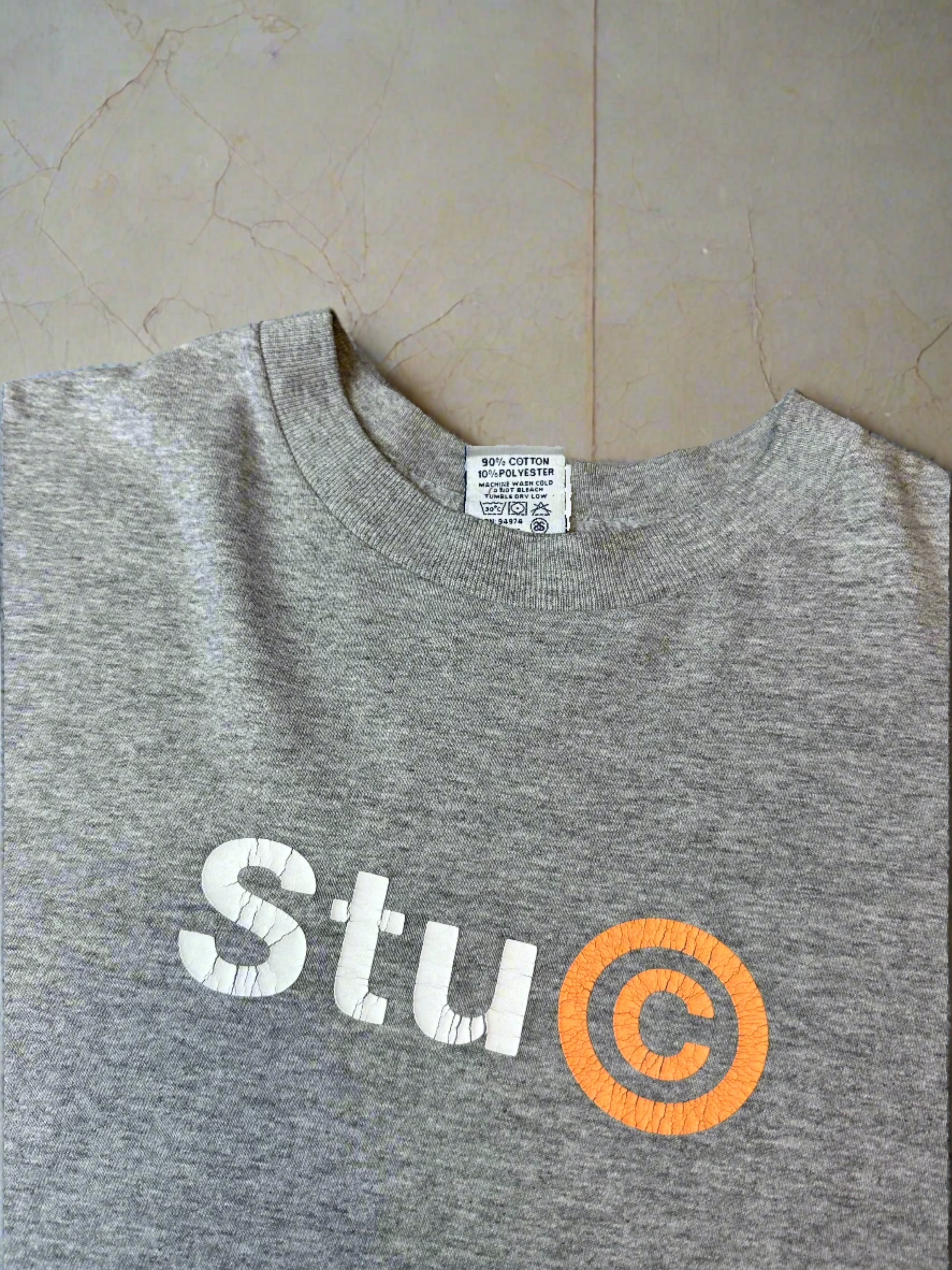 Vintage Stüssy Logo 90s T-shirt - size L