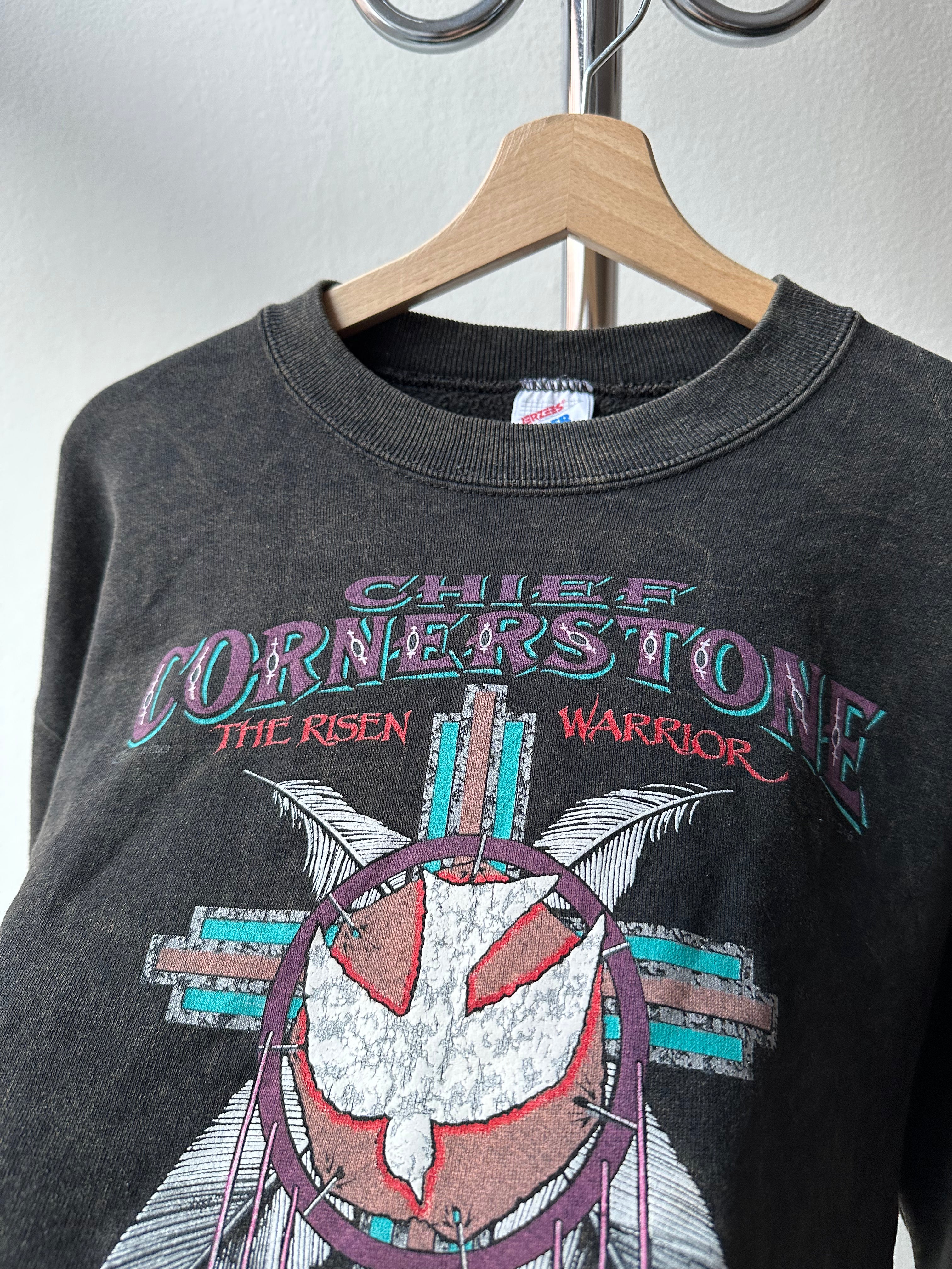 Vintage 1990s Christian "The Risen Warrior" Crewneck - size L