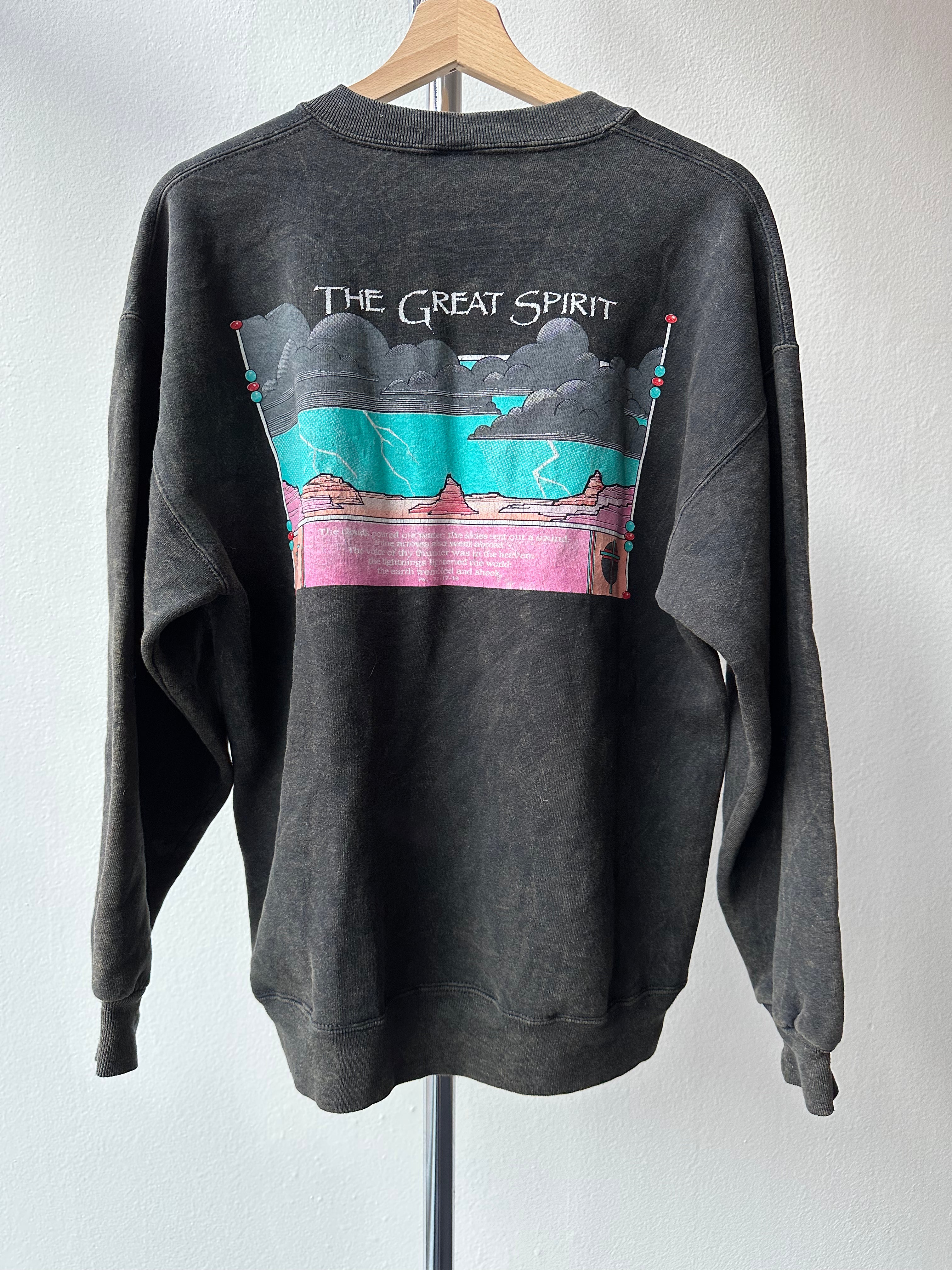 Vintage 1990s Christian "The Risen Warrior" Crewneck - size L