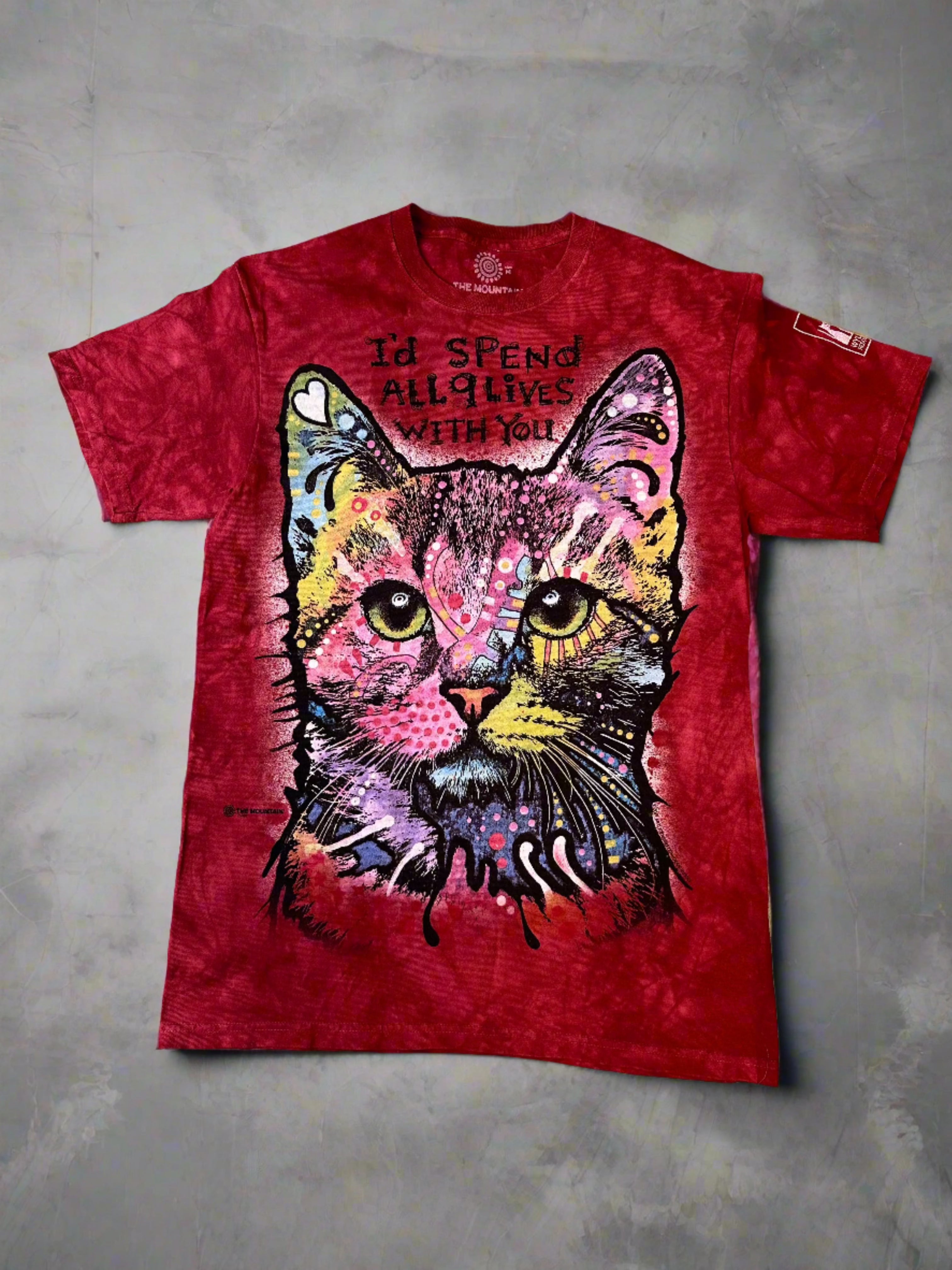 Vintage Cat T-shirt - size M