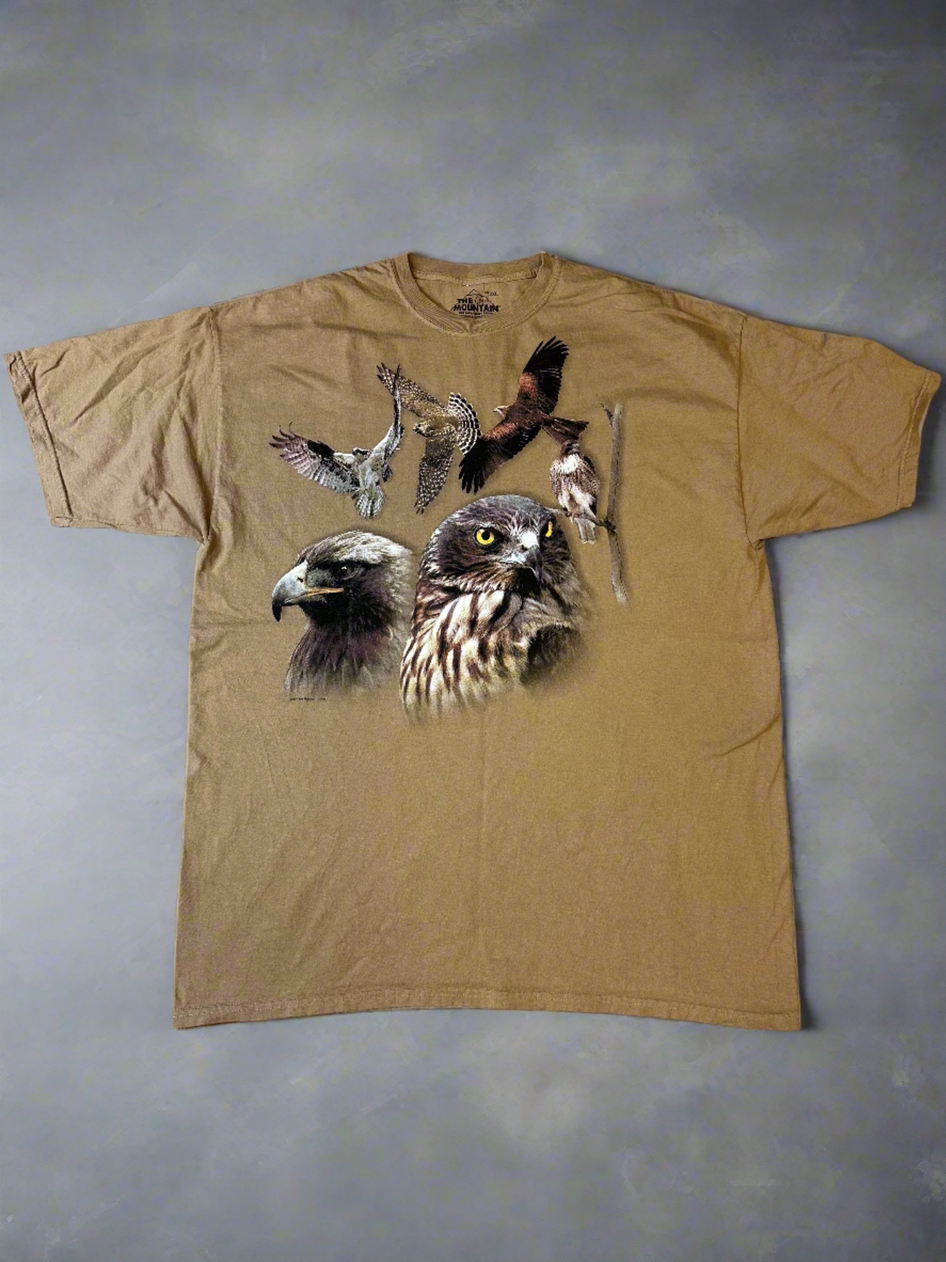 Vintage Birds T-shirt - size XXL