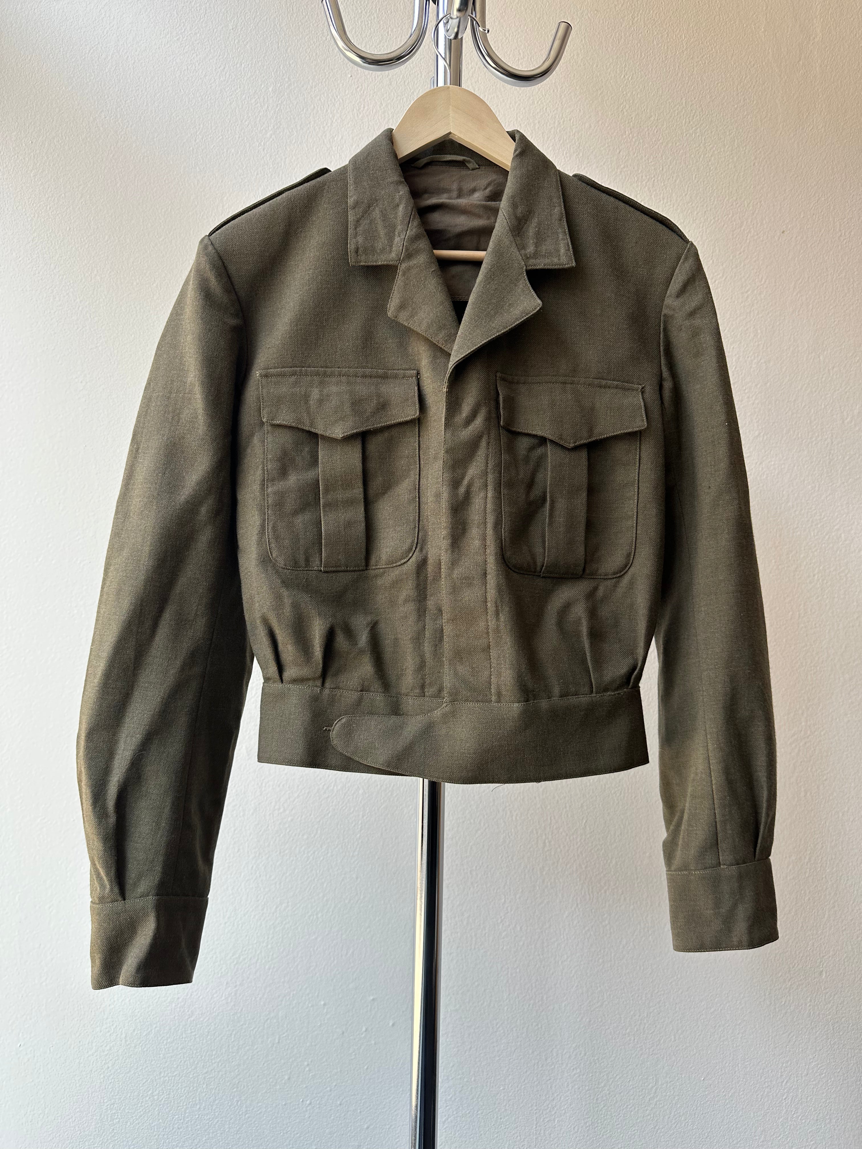 Vintage 1970s Belgian Army Field Jacket - size M