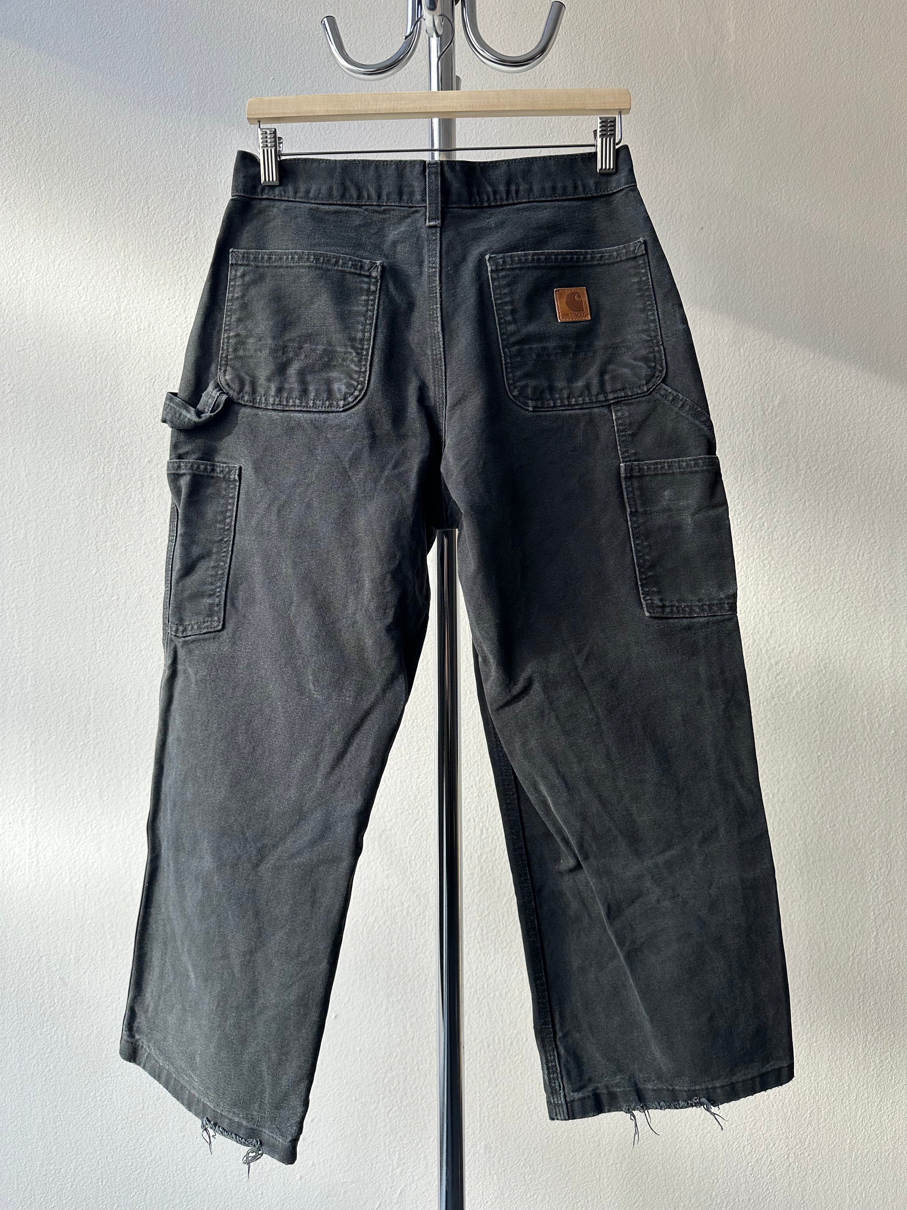 Vintage Carhartt "Single Knee" B11-BLK Pants - size 30x30