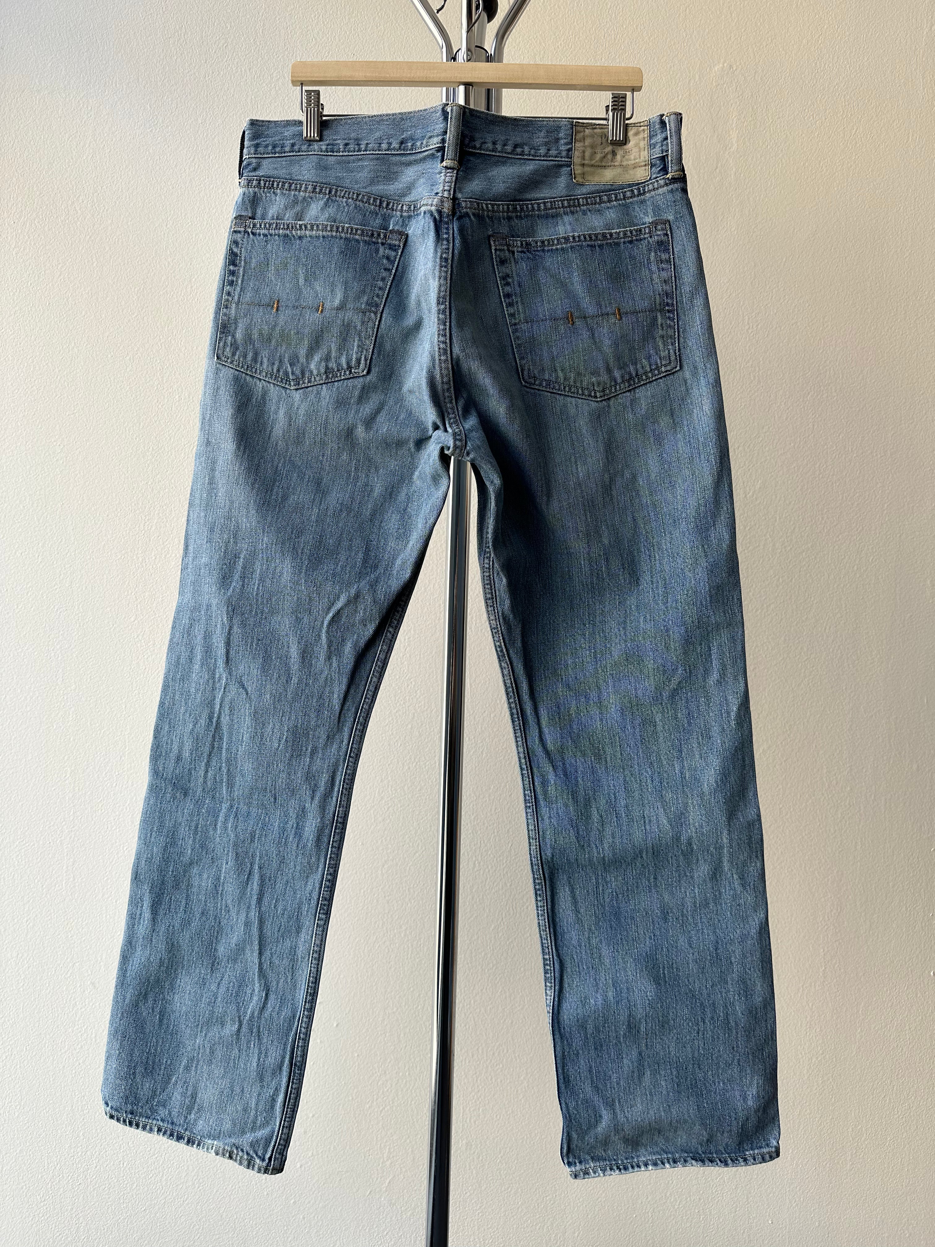 Vintage 1990s Polo Ralph Lauren Baby Blue Pants - size 36x32