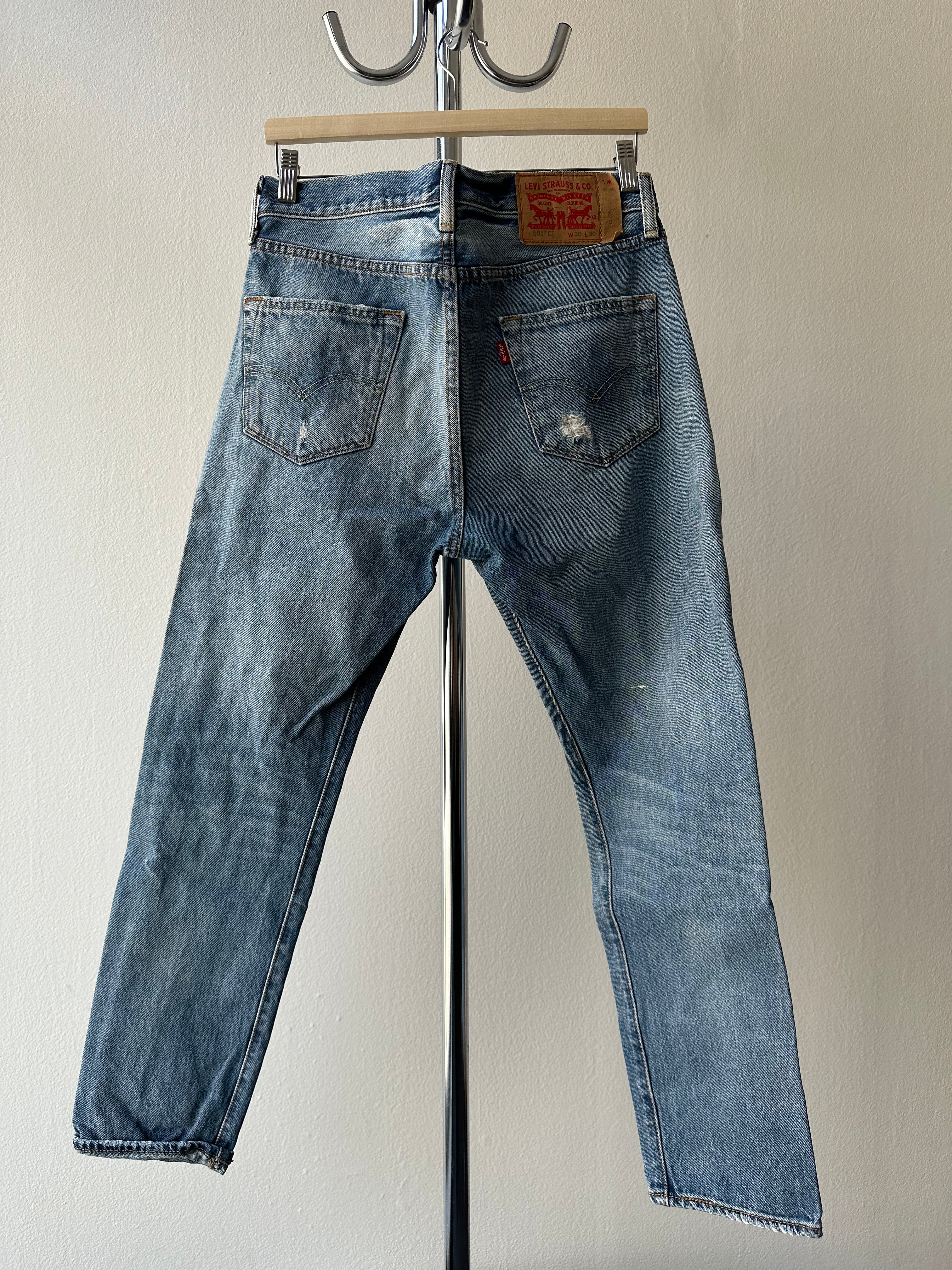 Levi's 501 Distressed Pants - size 30x30