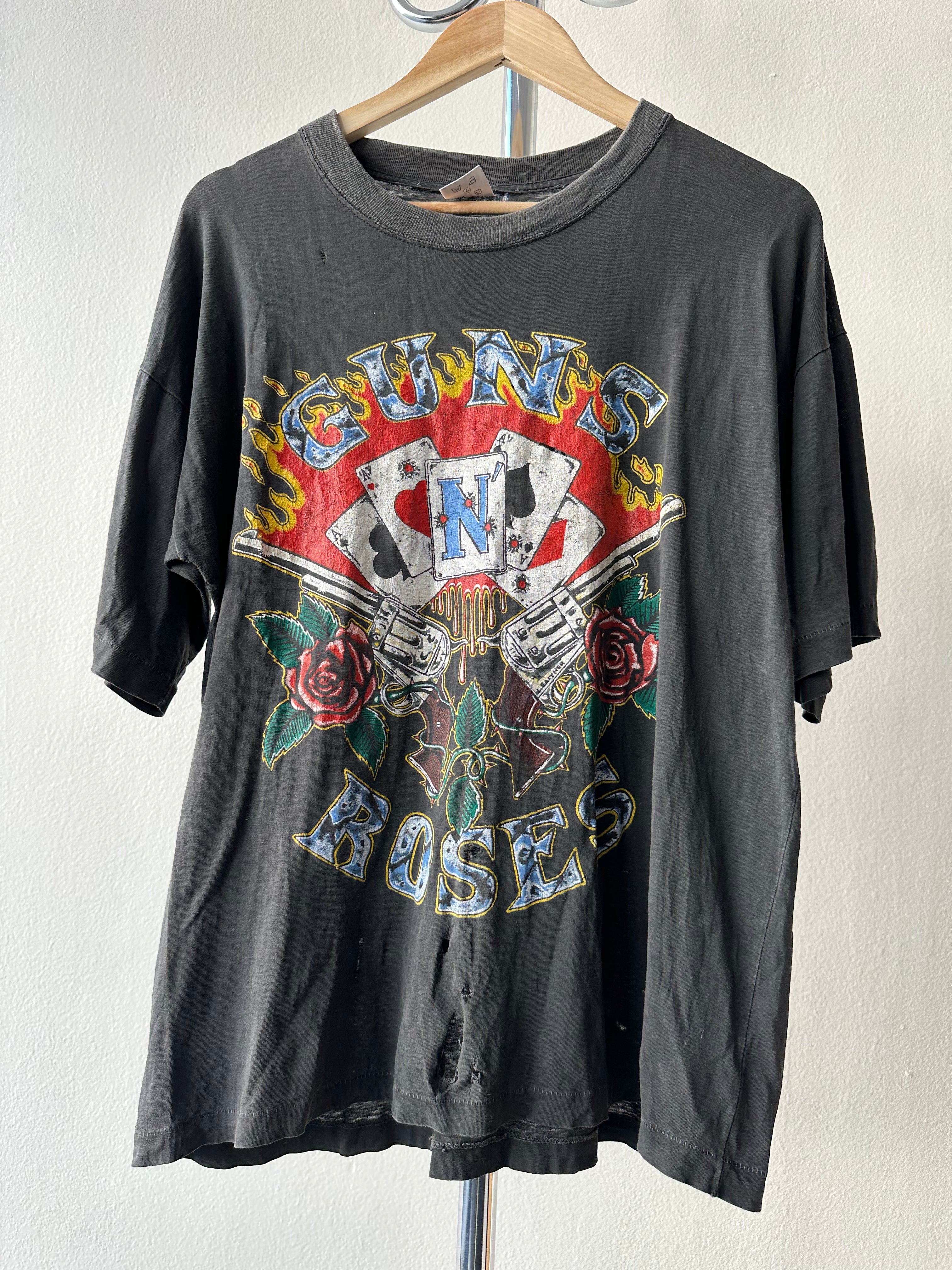 Vintage 1980s Guns N' Roses "Appetite for Destruction" T-shirt - size XL