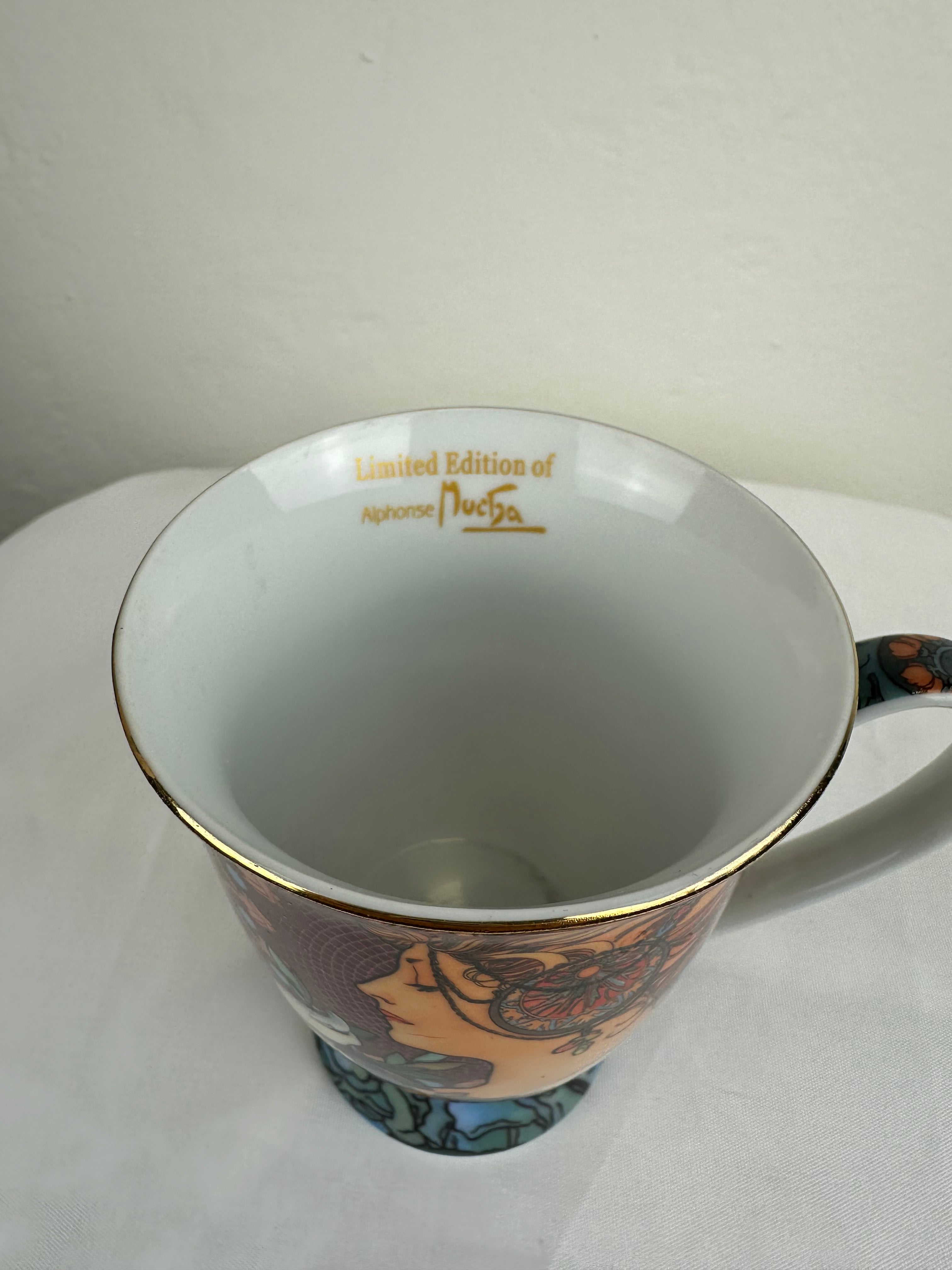 Vintage Alphonse Mucha Cup