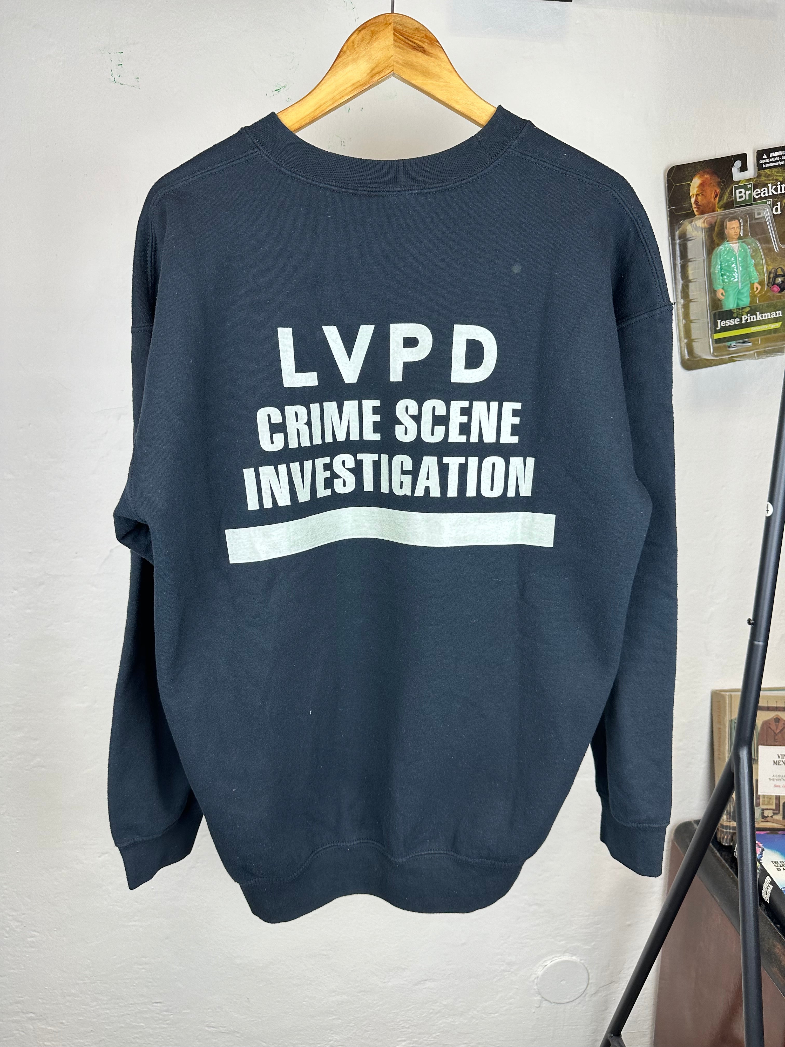 Vintage LVPD Crime Scene Crewneck - size L