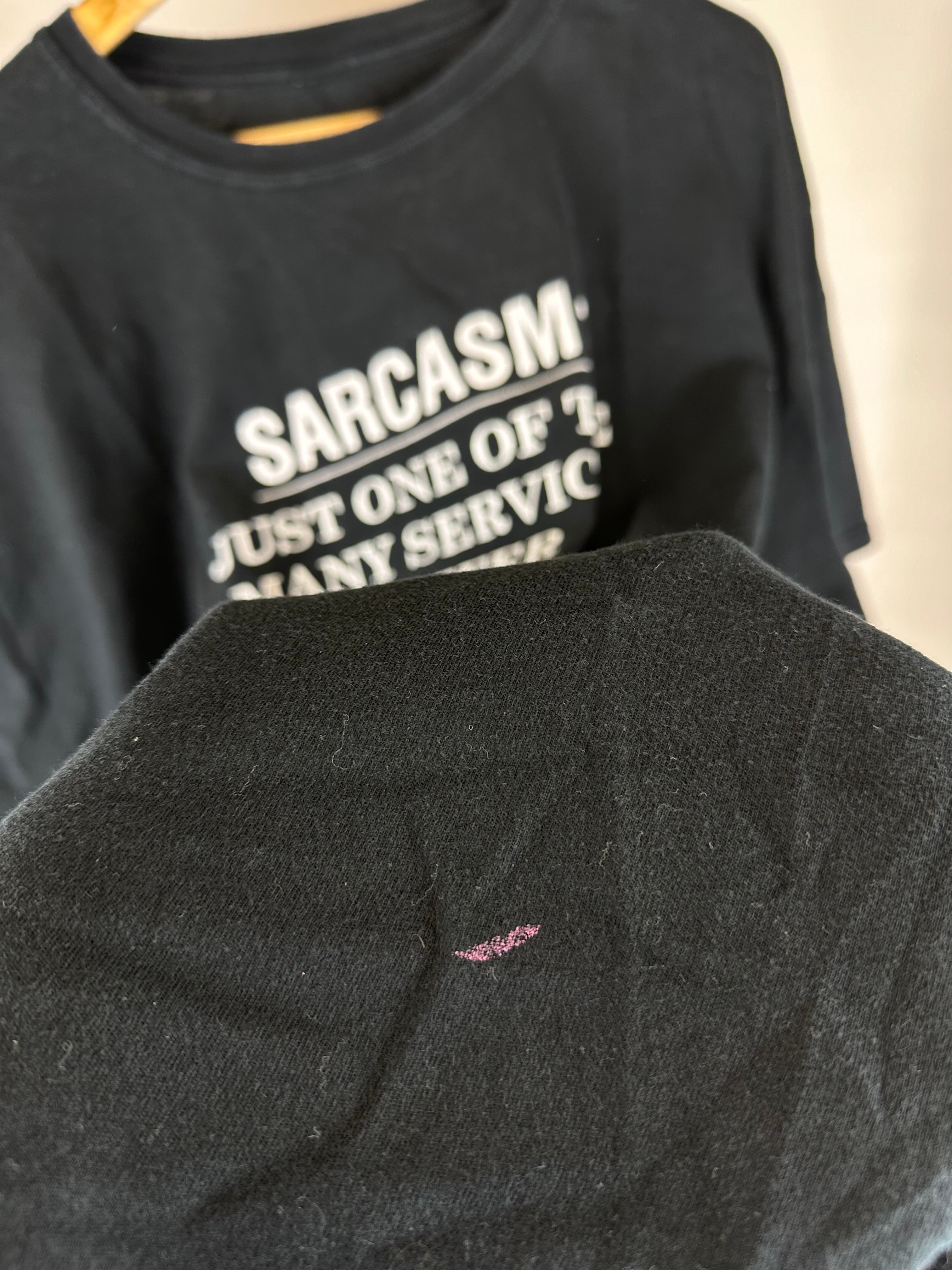 Vintage Sarcasm 00s t-shirt - size XXL