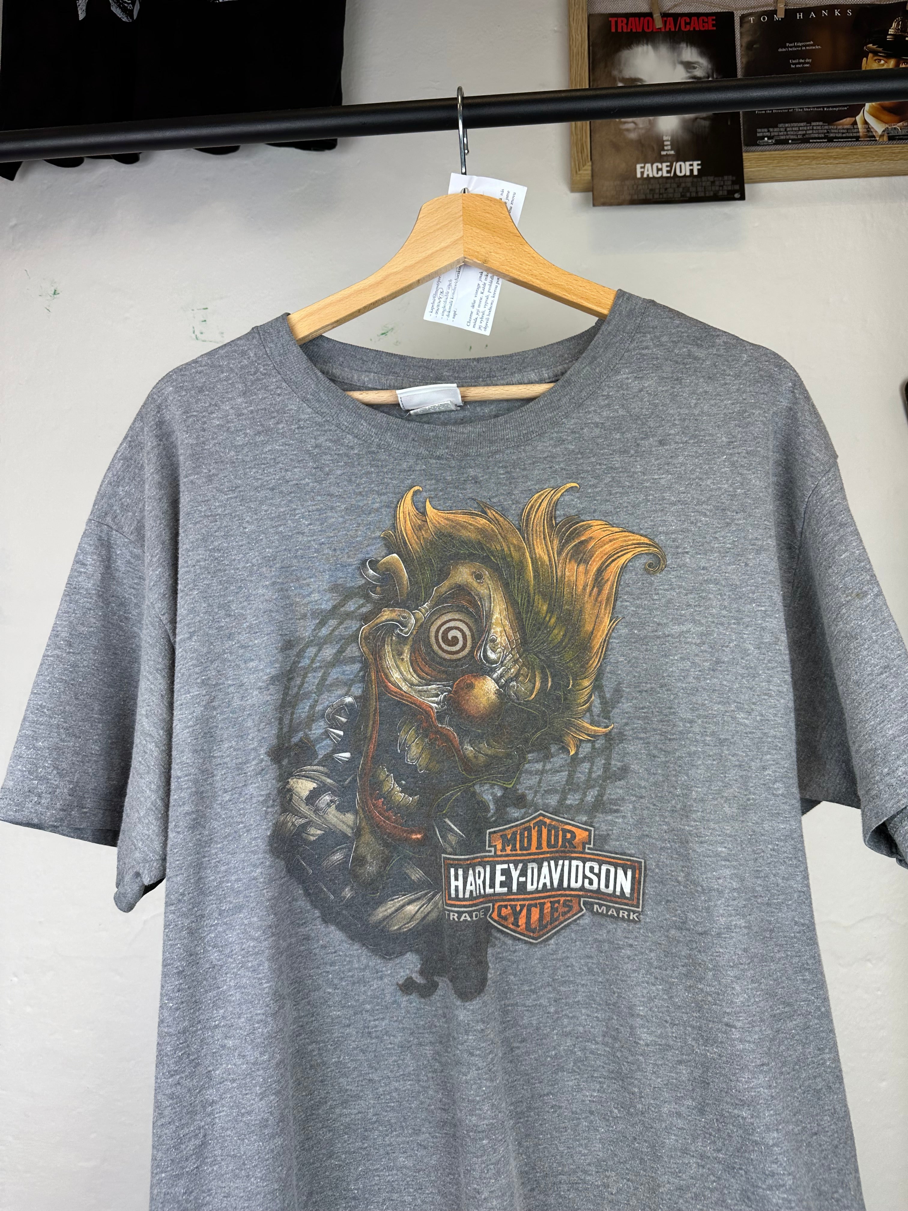 Vintage Harley Davidson Clown T-shirt - size L