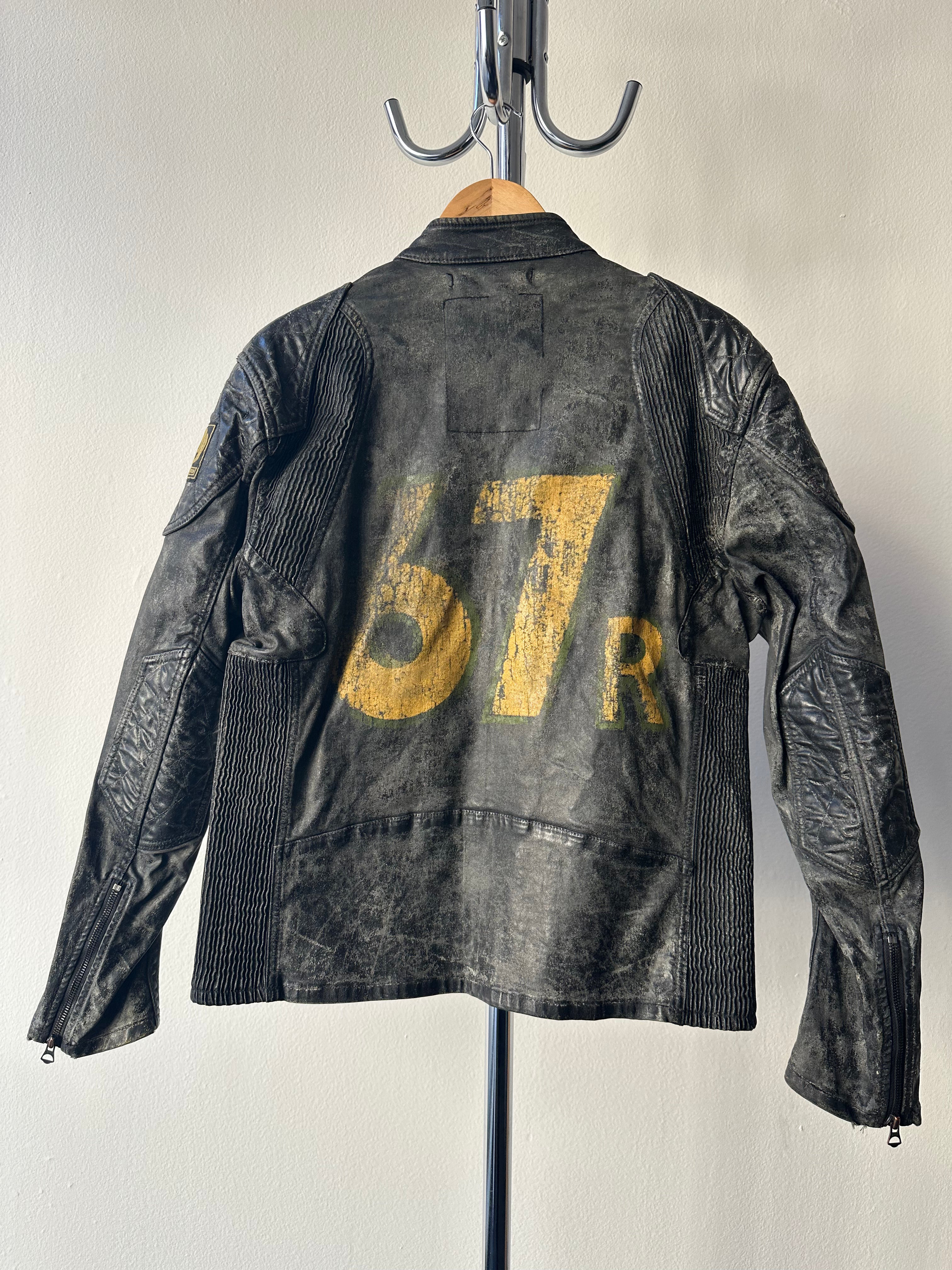Ralph Lauren Denim & Supply “67R” Painted Moto Jacket - size M