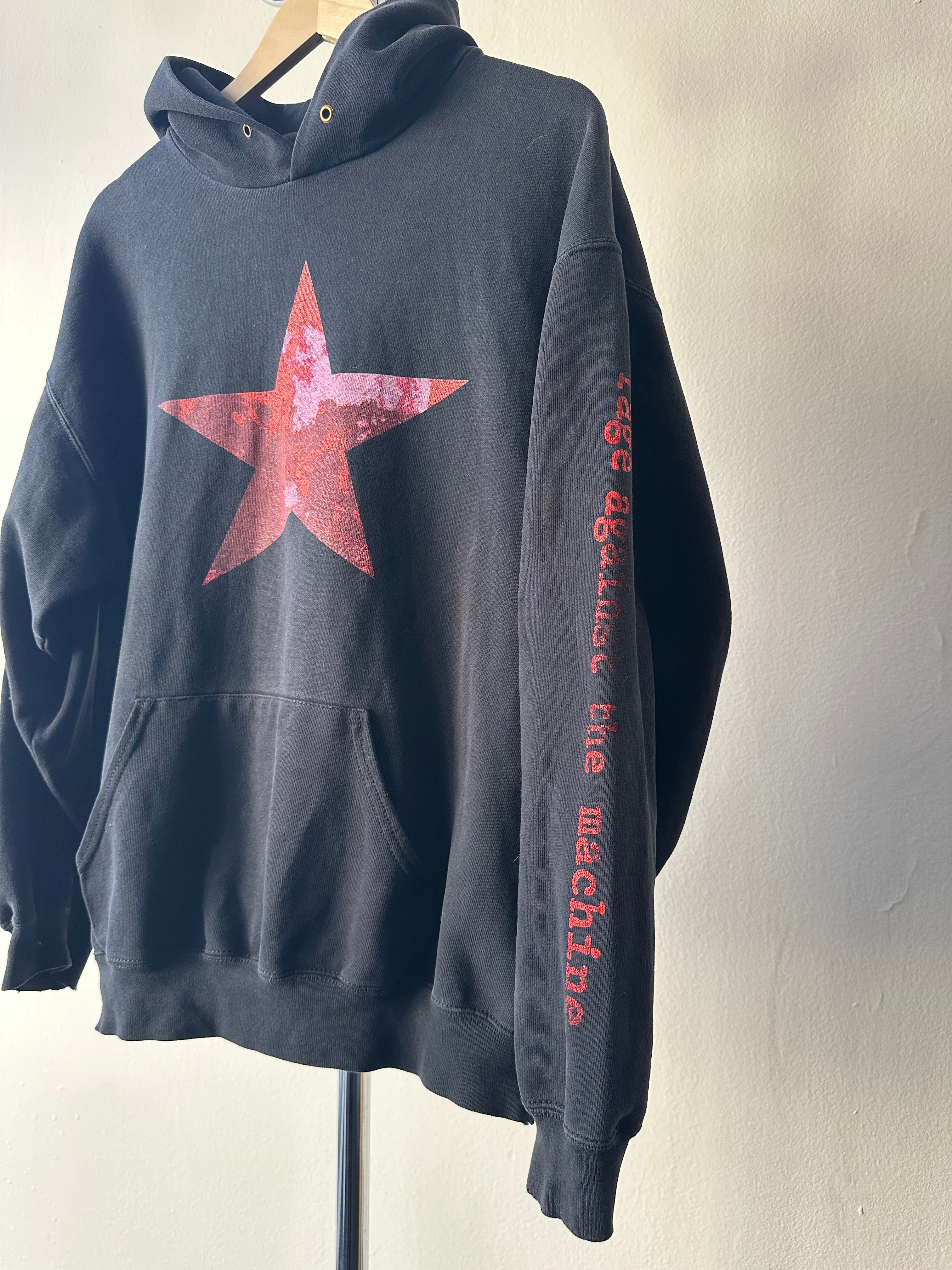 Vintage Rage Against The Machine "The Gear Emblem" Hoodie - size L