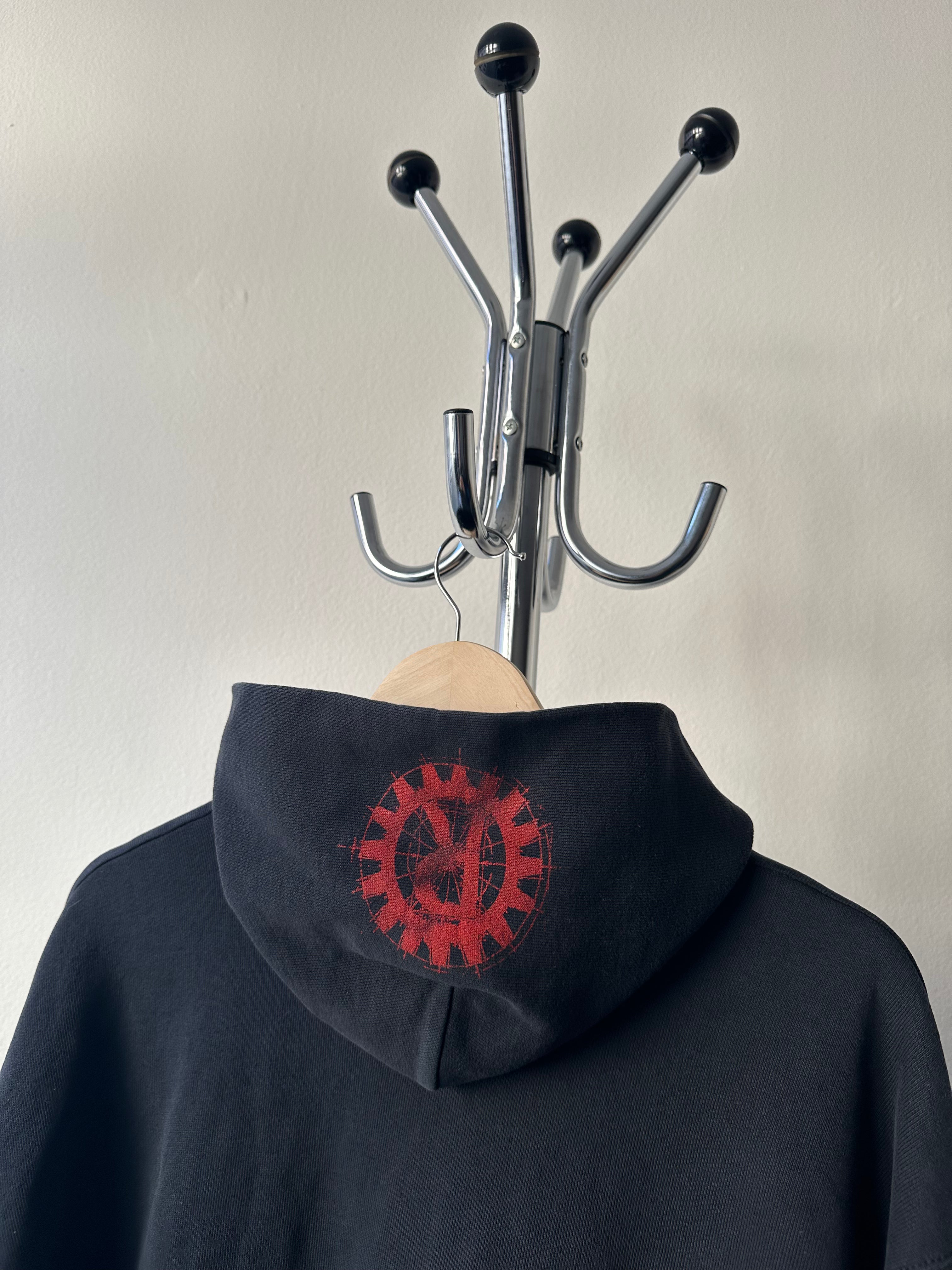 Vintage Rage Against The Machine "The Gear Emblem" Hoodie - size L