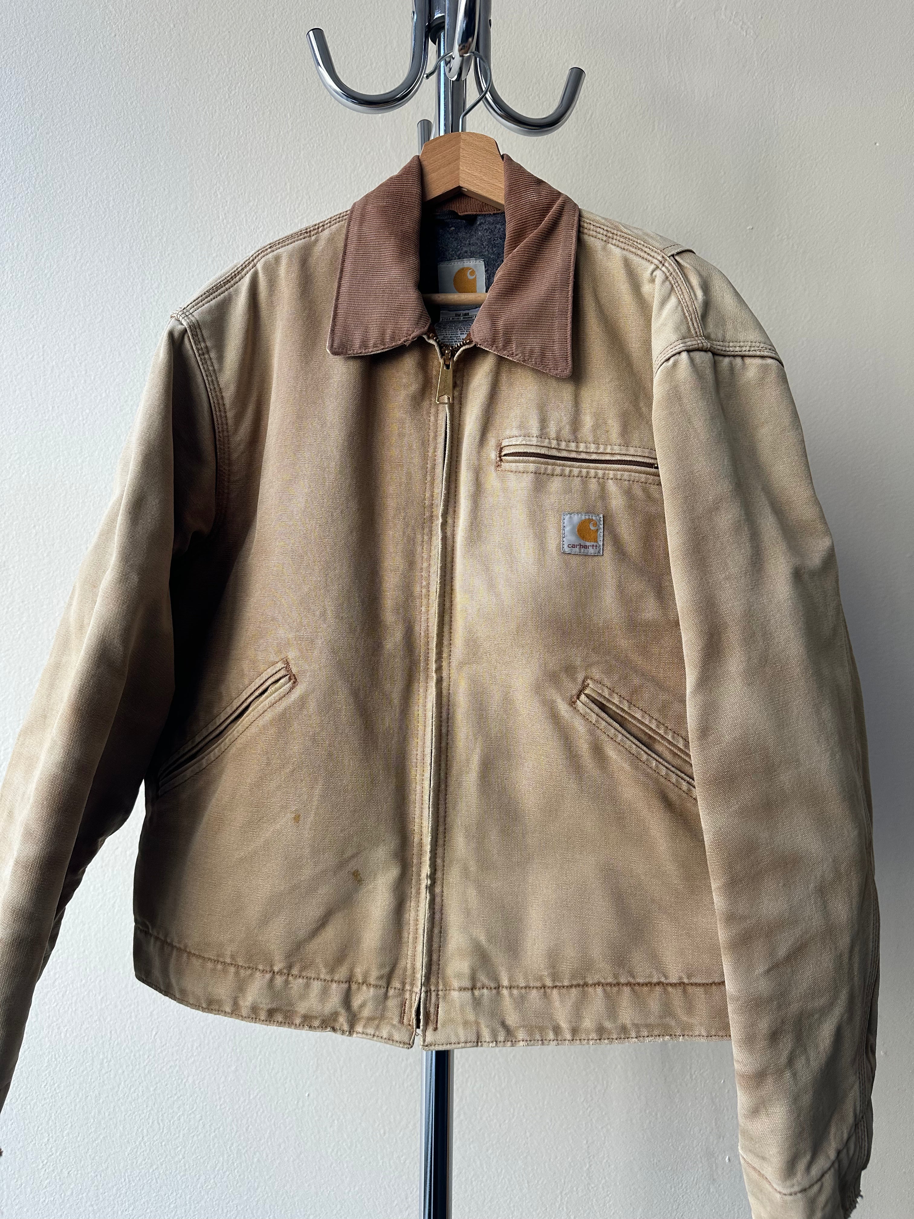Vintage Carhartt J01 BRN Detroit Jacket - size S/M