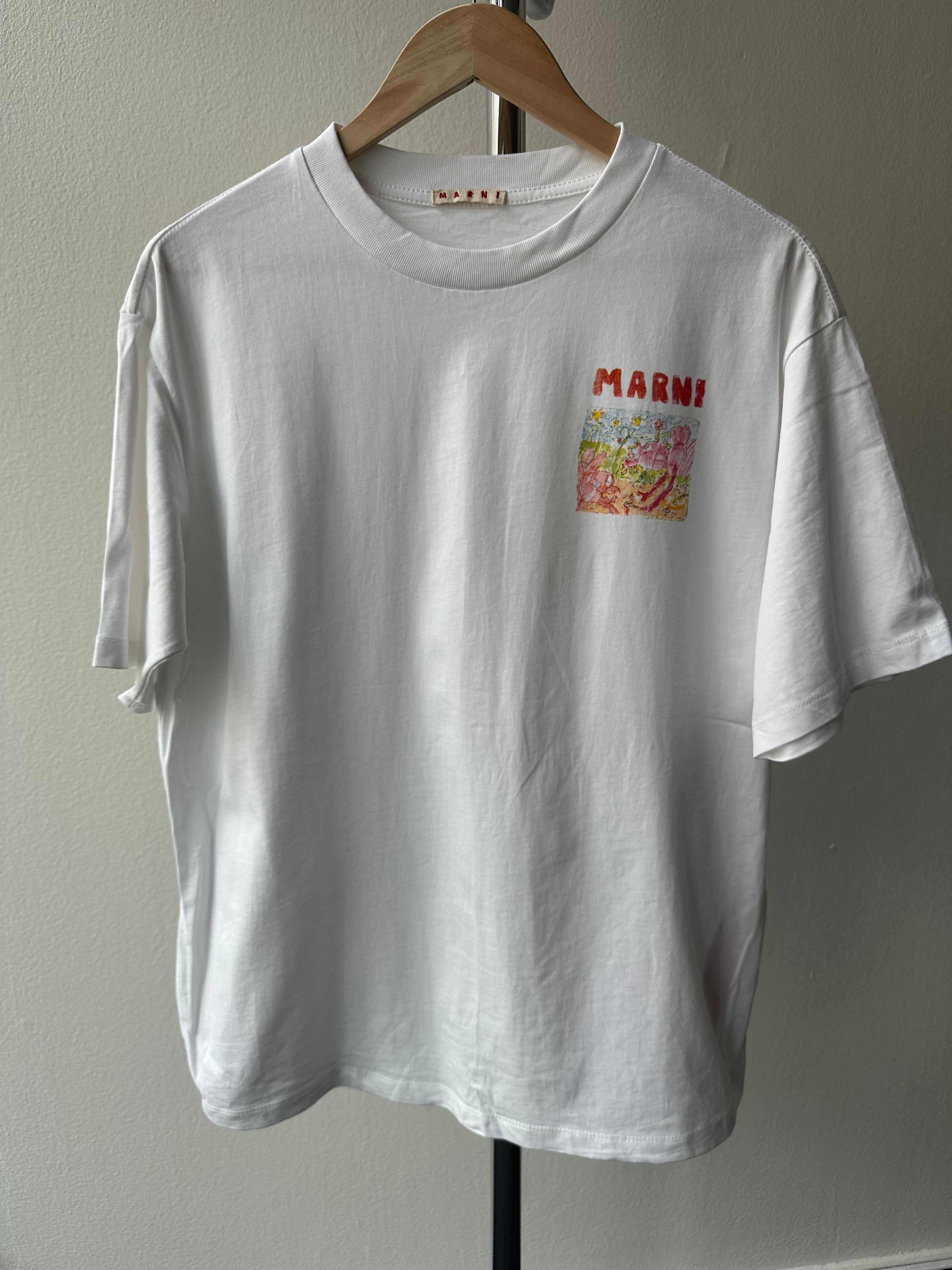 Marni Flower Logo T-shirt - size L