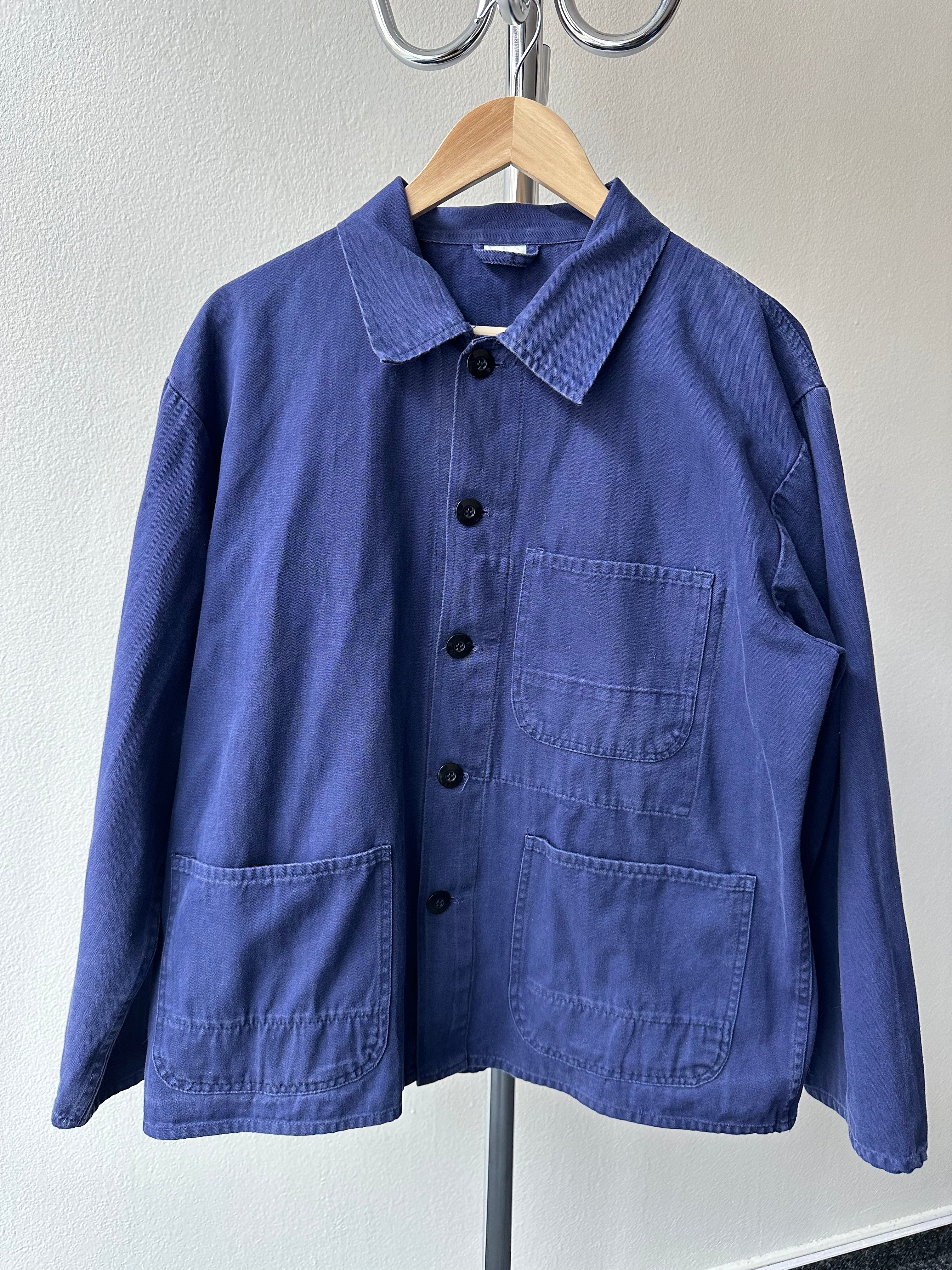 1970s French Workwear Chore Jacket - size XL