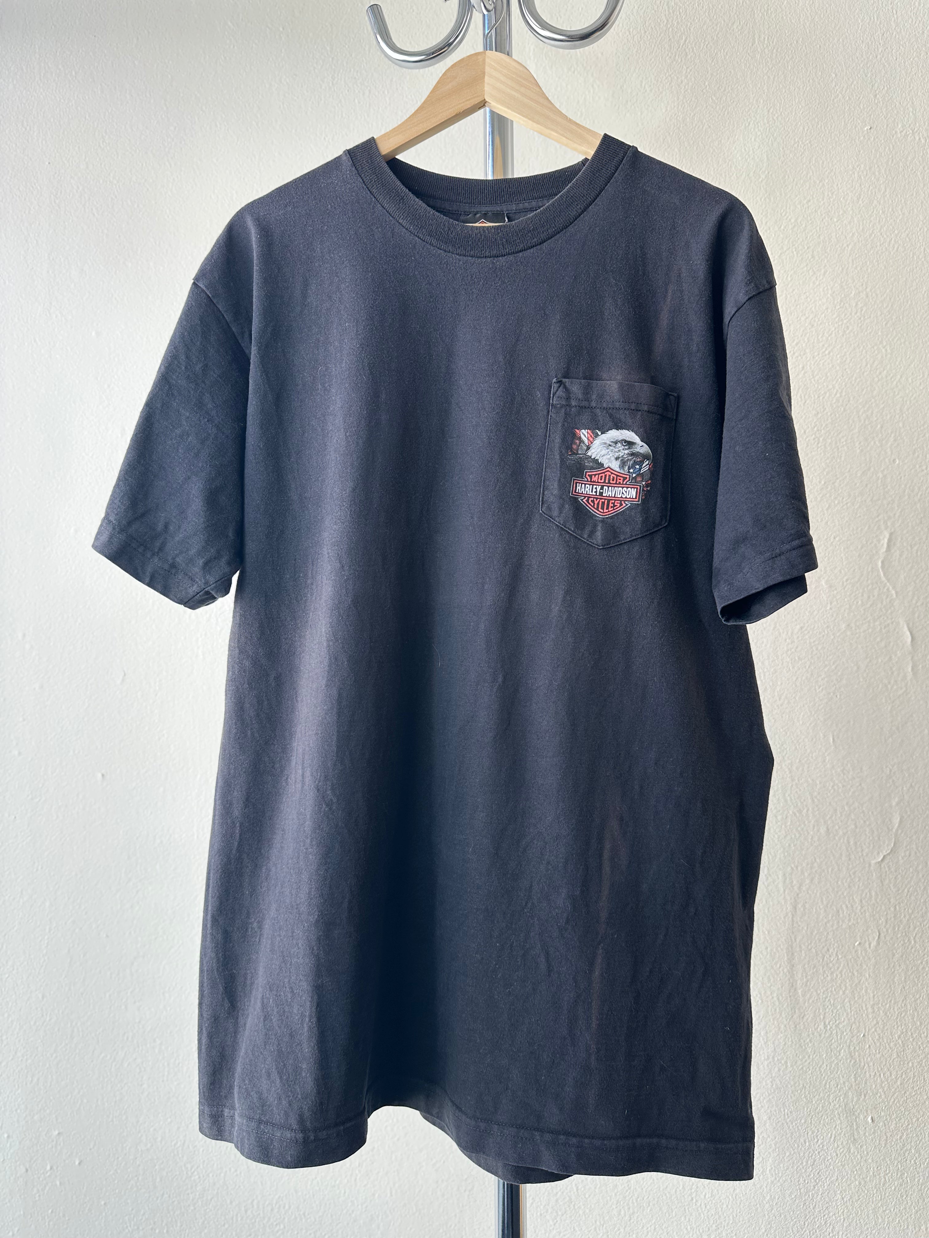 Vintage Harley Davidson "Brno" Pocket T-shirt - size XL
